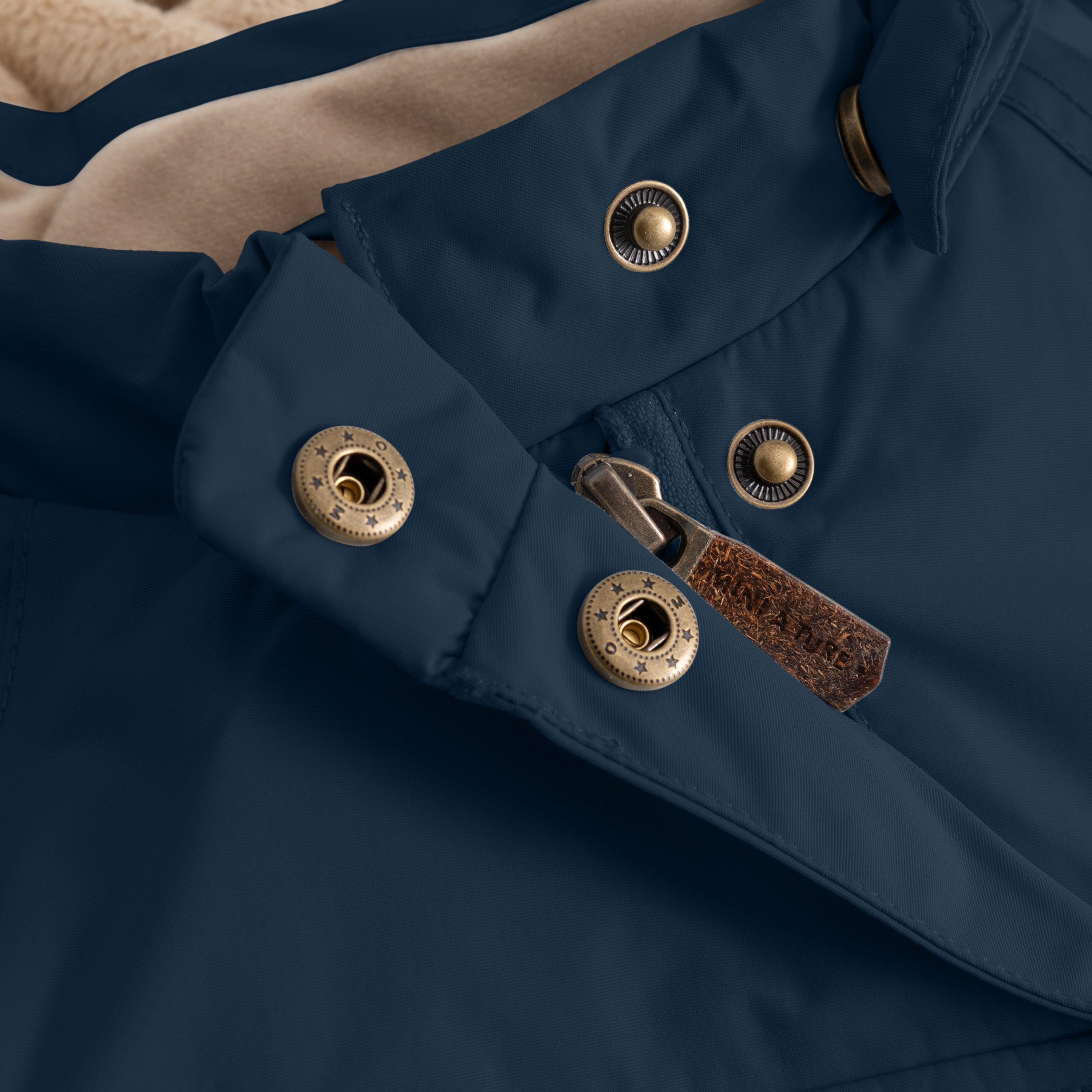 MATWANG Winterjacke mit Fleecefutter. GRS