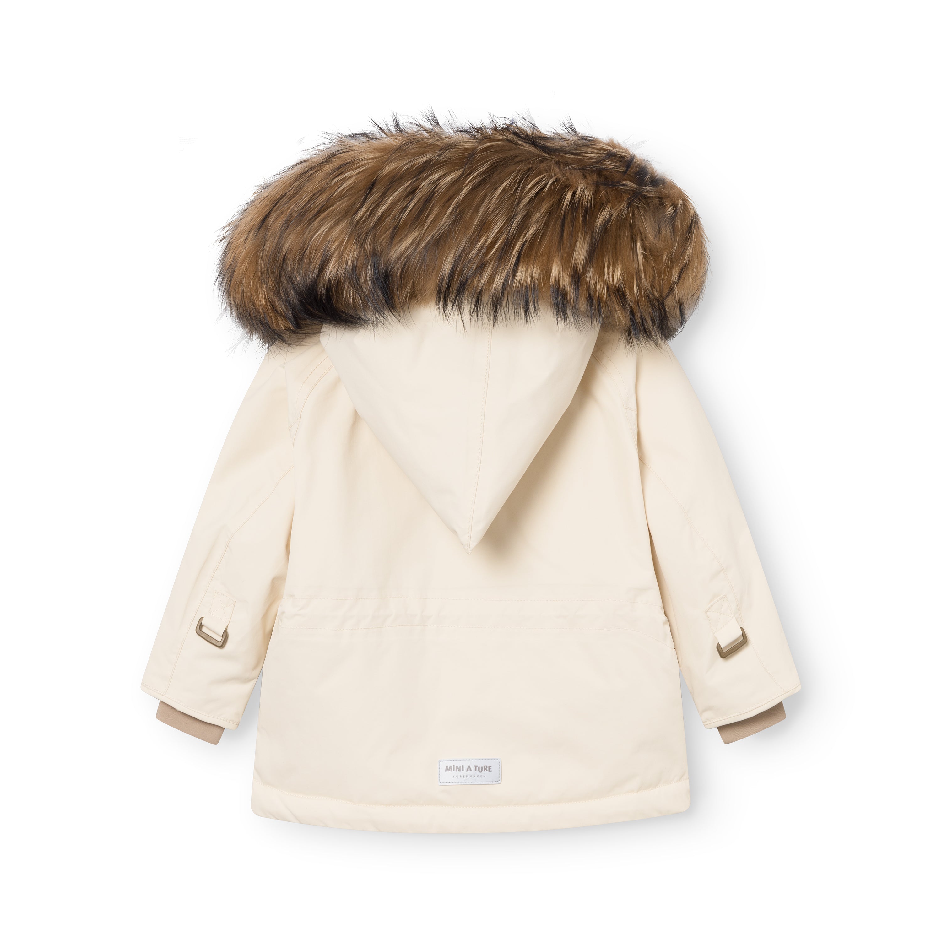 MATWANG Winterjacke mit Fleecefutter und Fell. GRS