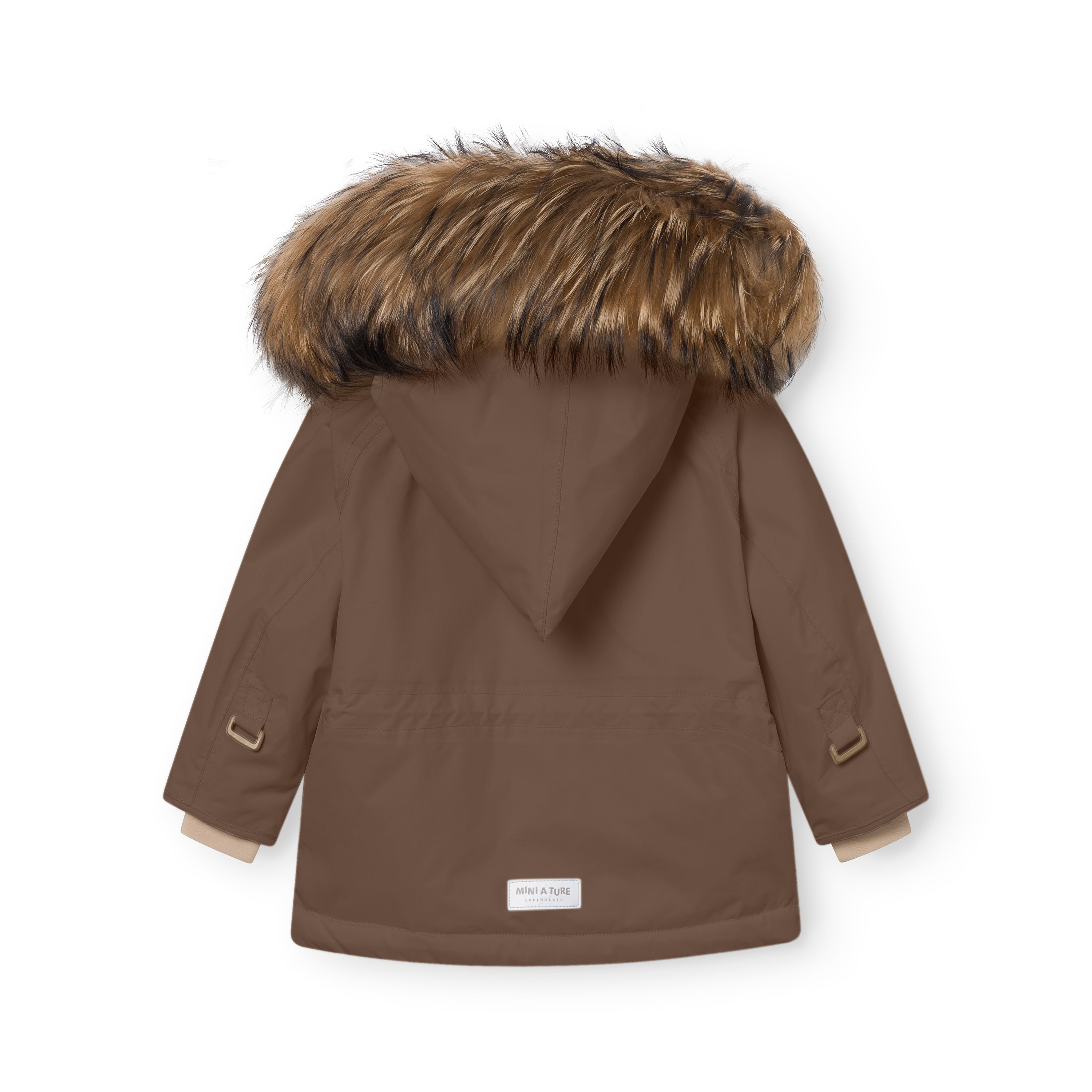 MATWANG Winterjacke mit Fleecefutter und Fell. GRS