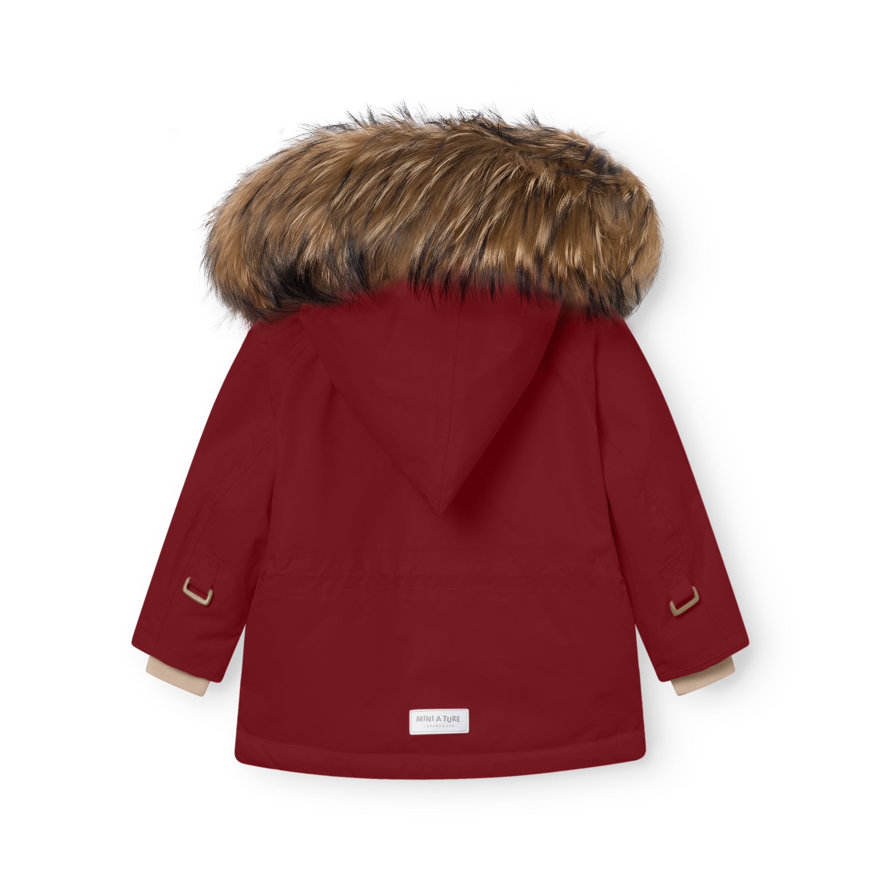 MATWANG Winterjacke mit Fleecefutter und Fell. GRS