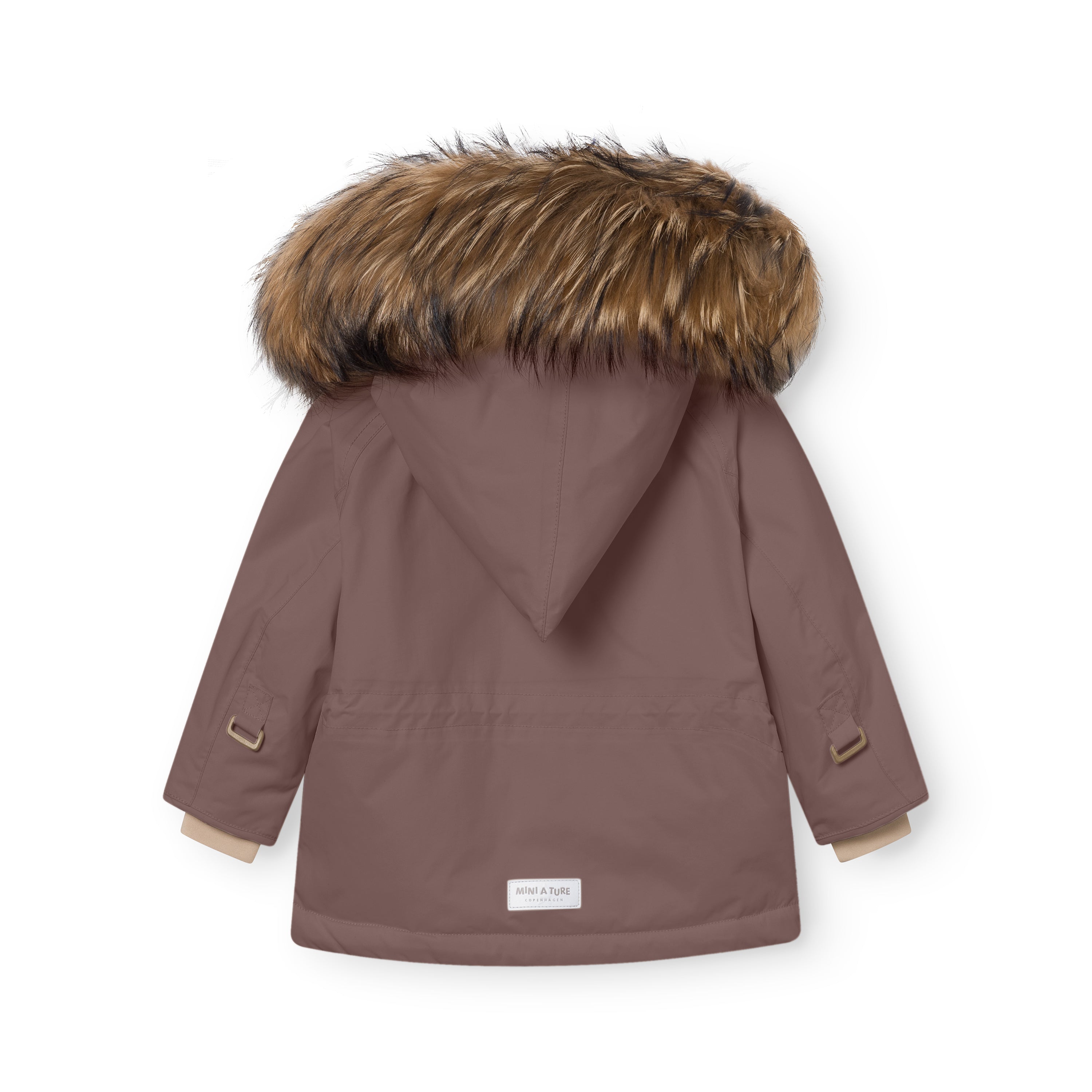 MATWANG Winterjacke mit Fleecefutter und Fell. GRS