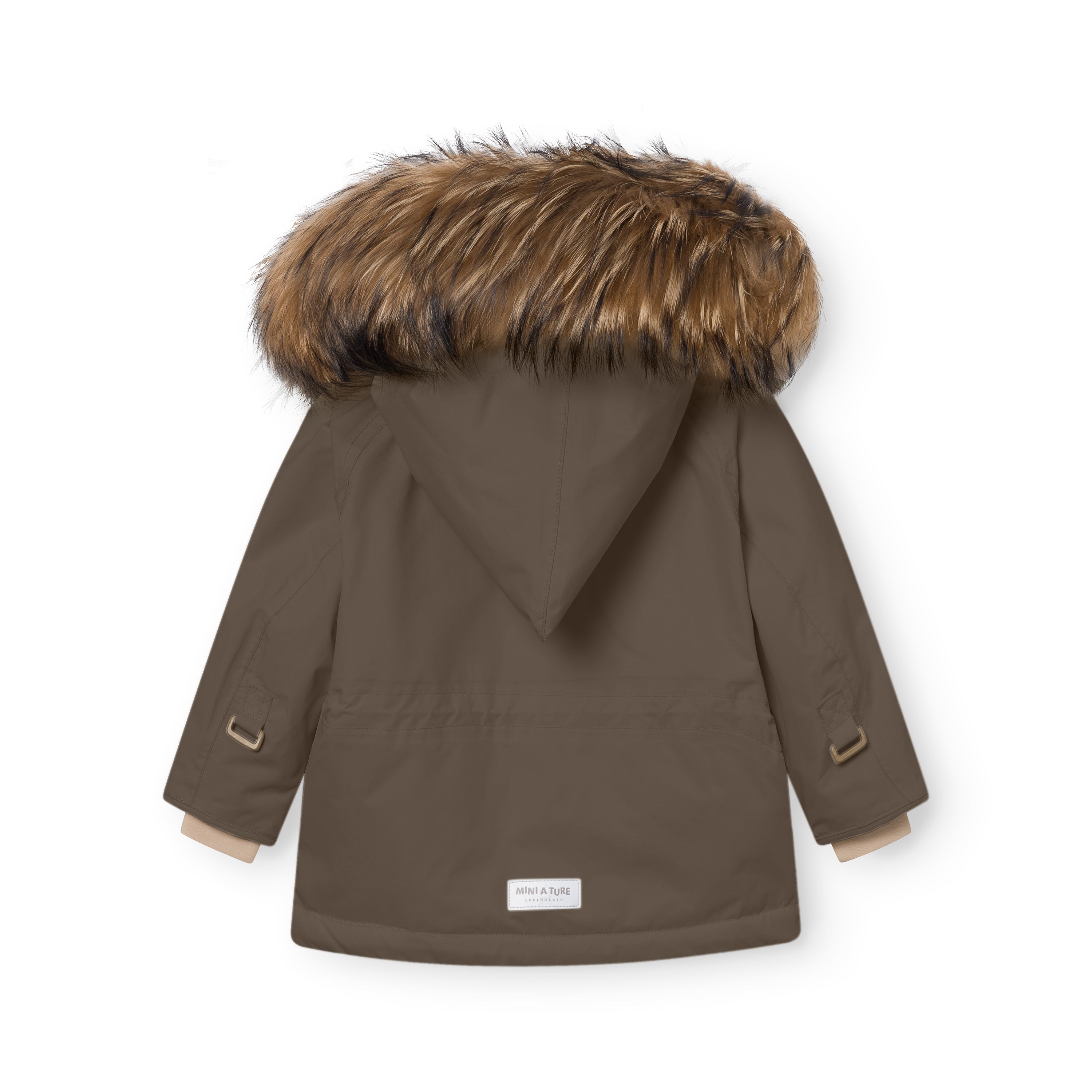 MATWANG Winterjacke mit Fleecefutter und Fell. GRS