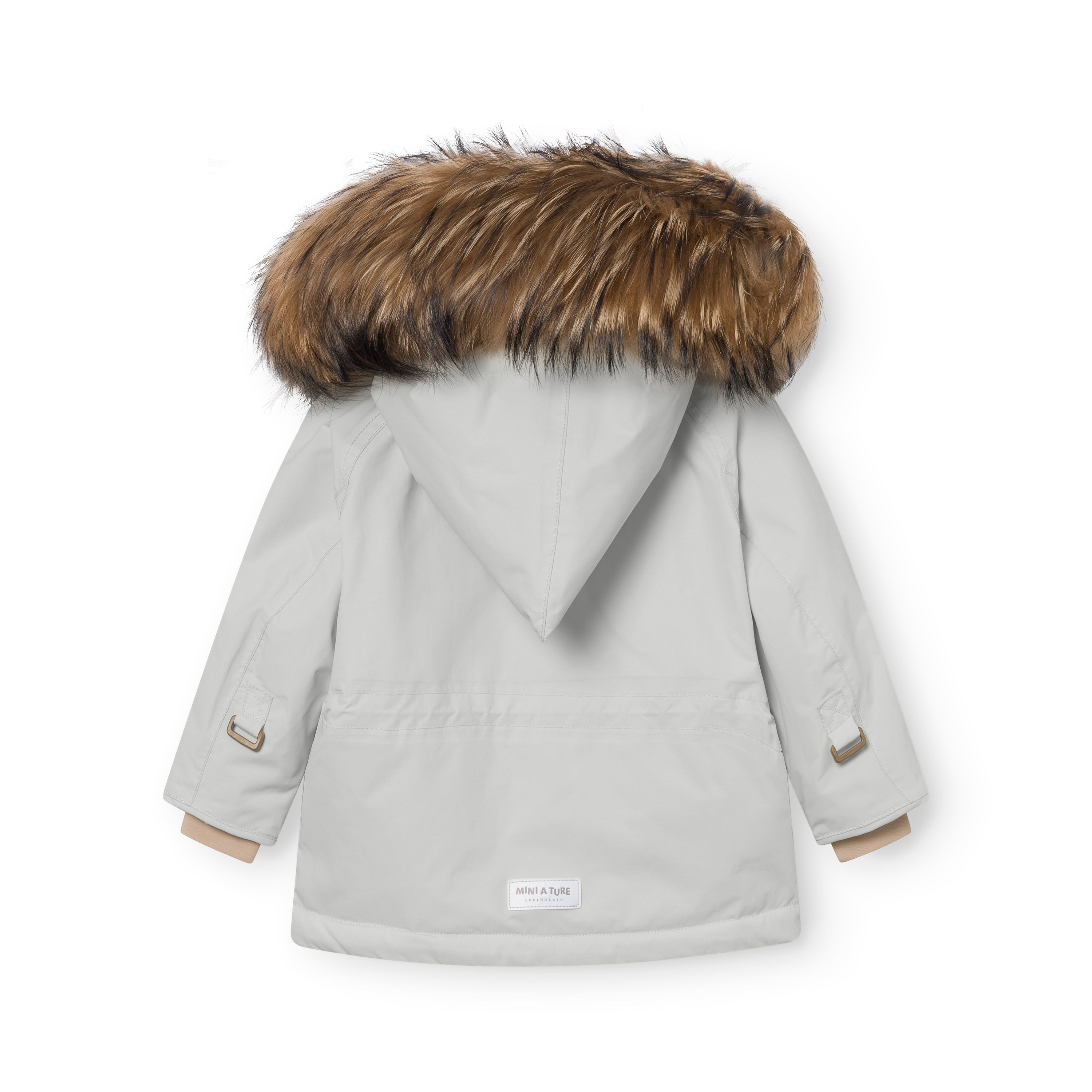 MATWANG Winterjacke mit Fleecefutter und Fell. GRS