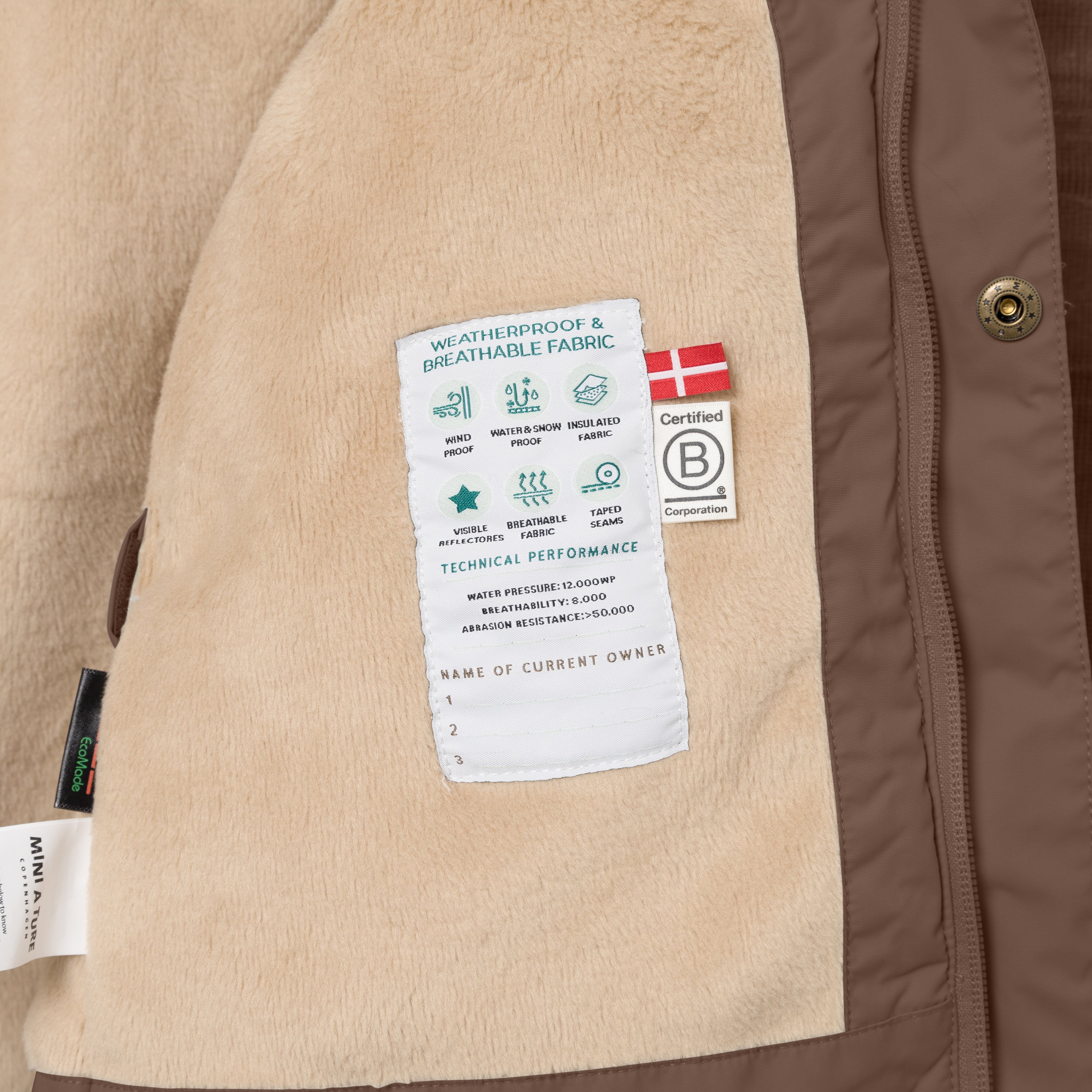 MATWALLY Winterjacke mit Fleecefutter. GRS