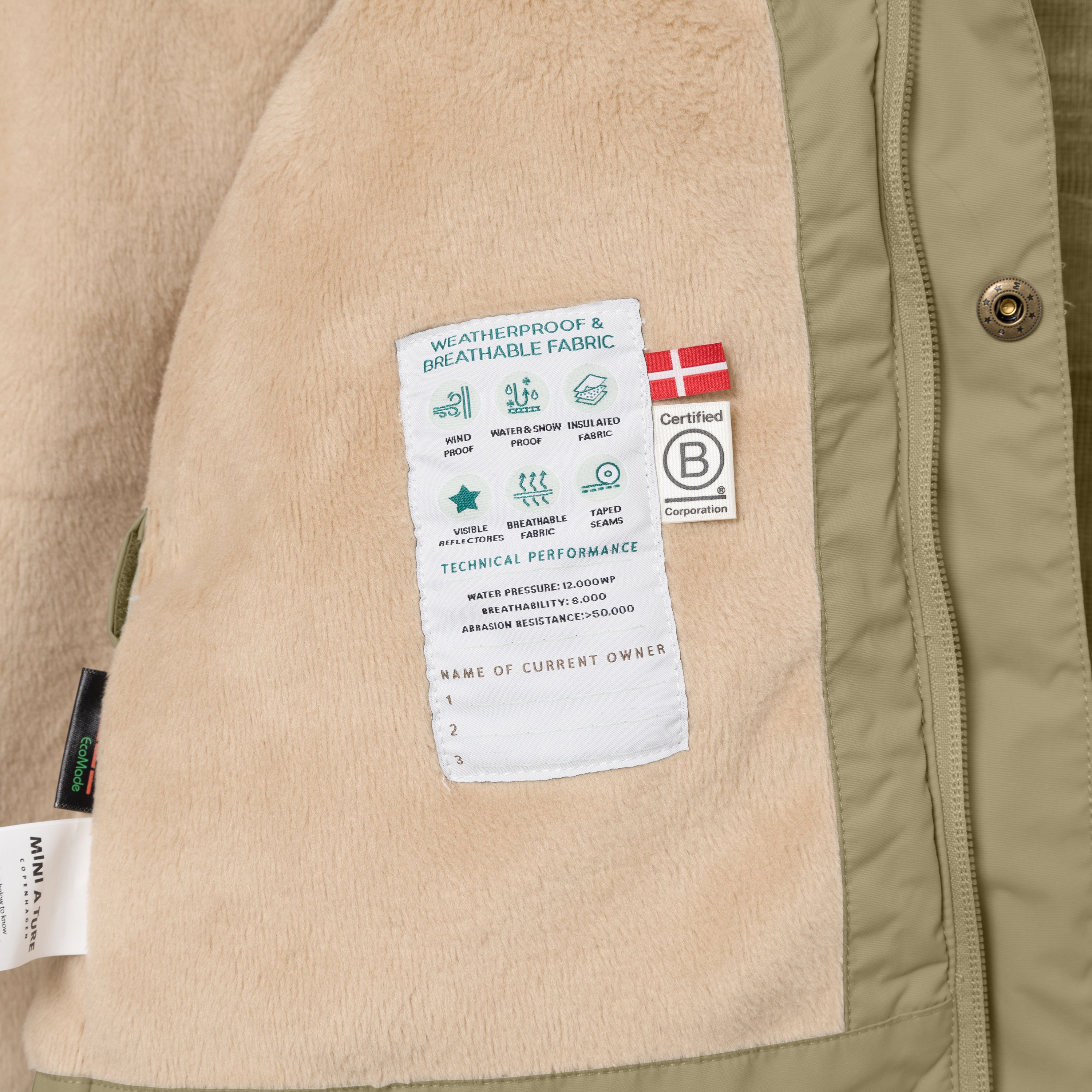 MATWALLY Winterjacke mit Fleecefutter. GRS