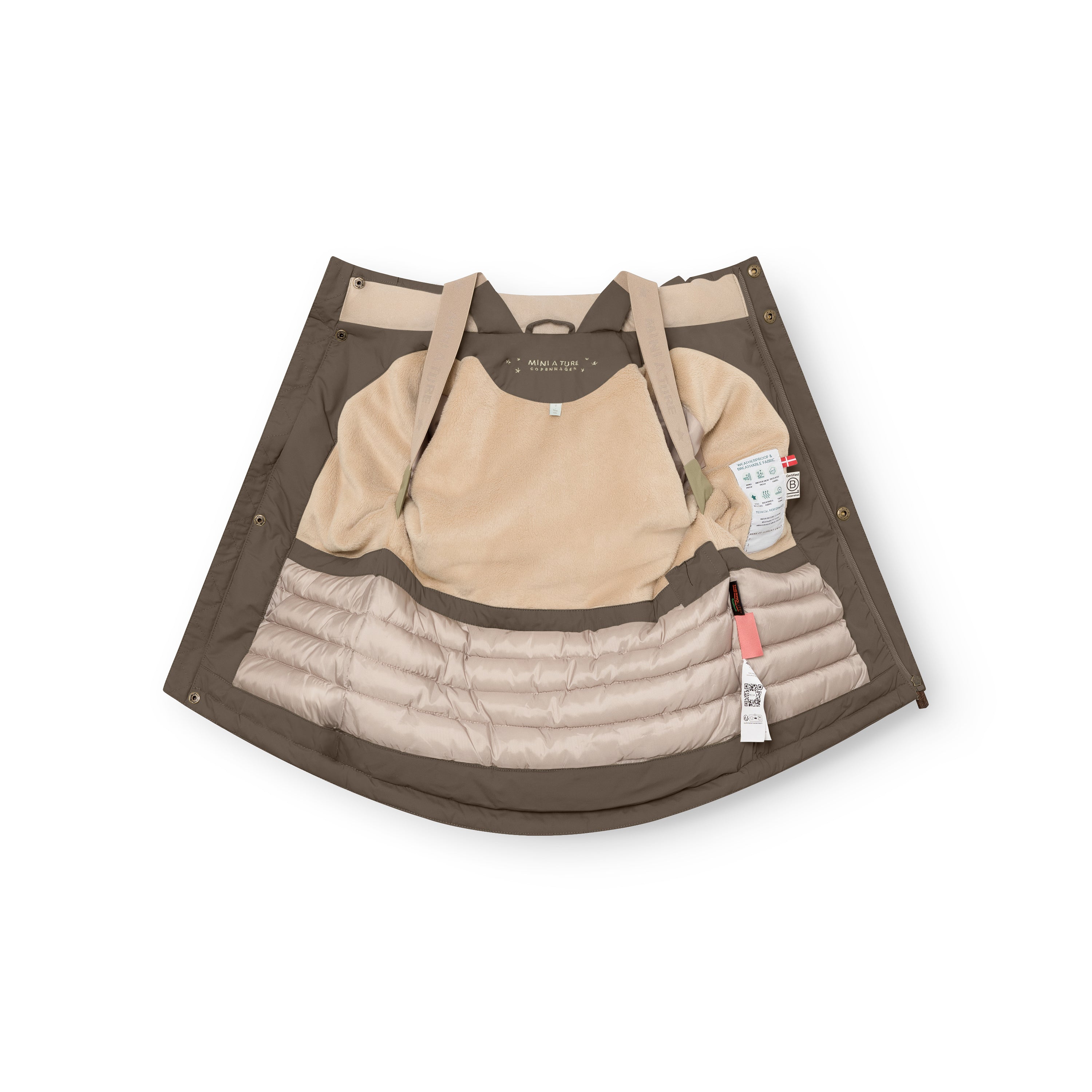MATKASTORIO Winterjacke mit Fleecefutter. GRS