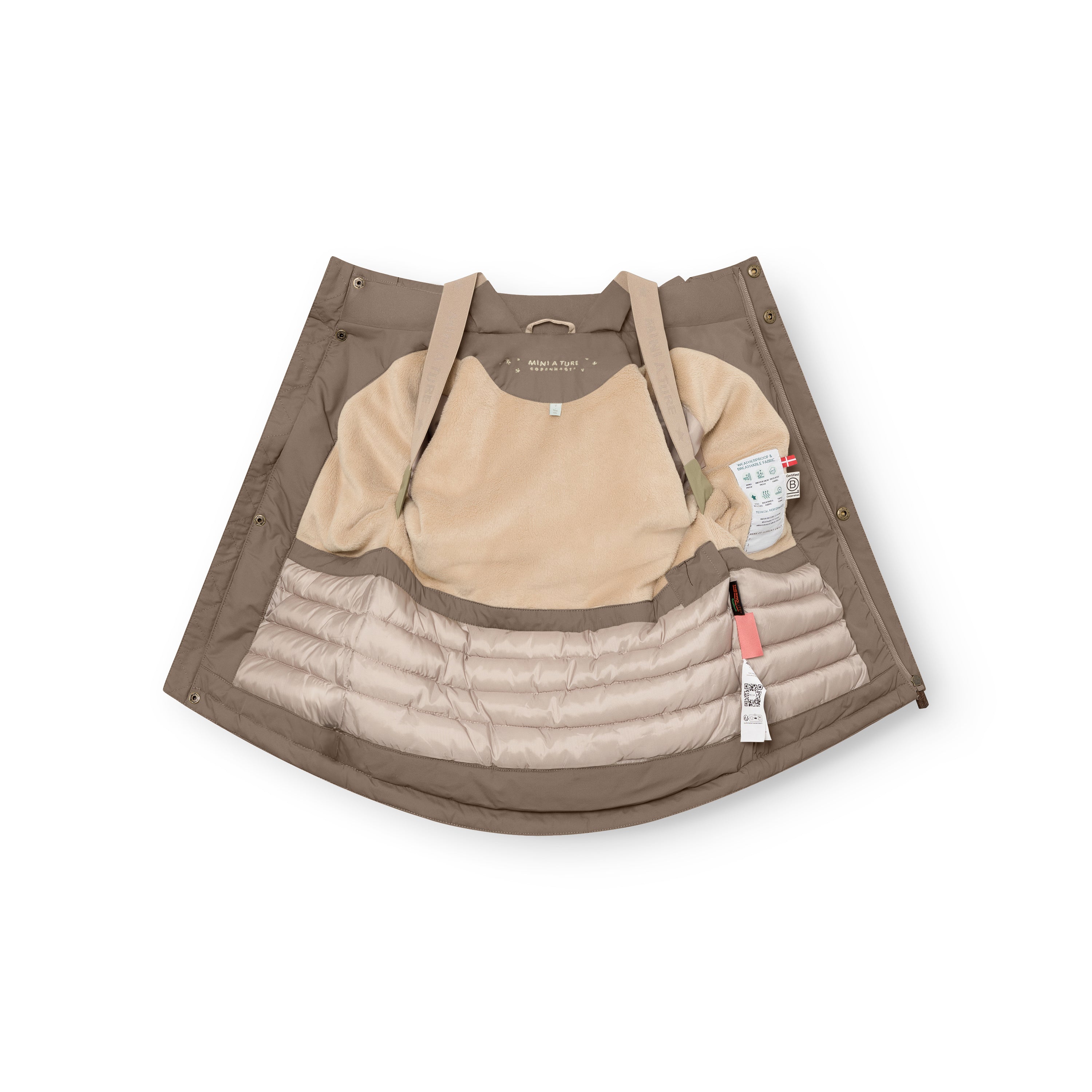 MATKASTORIO Winterjacke mit Fleecefutter. GRS
