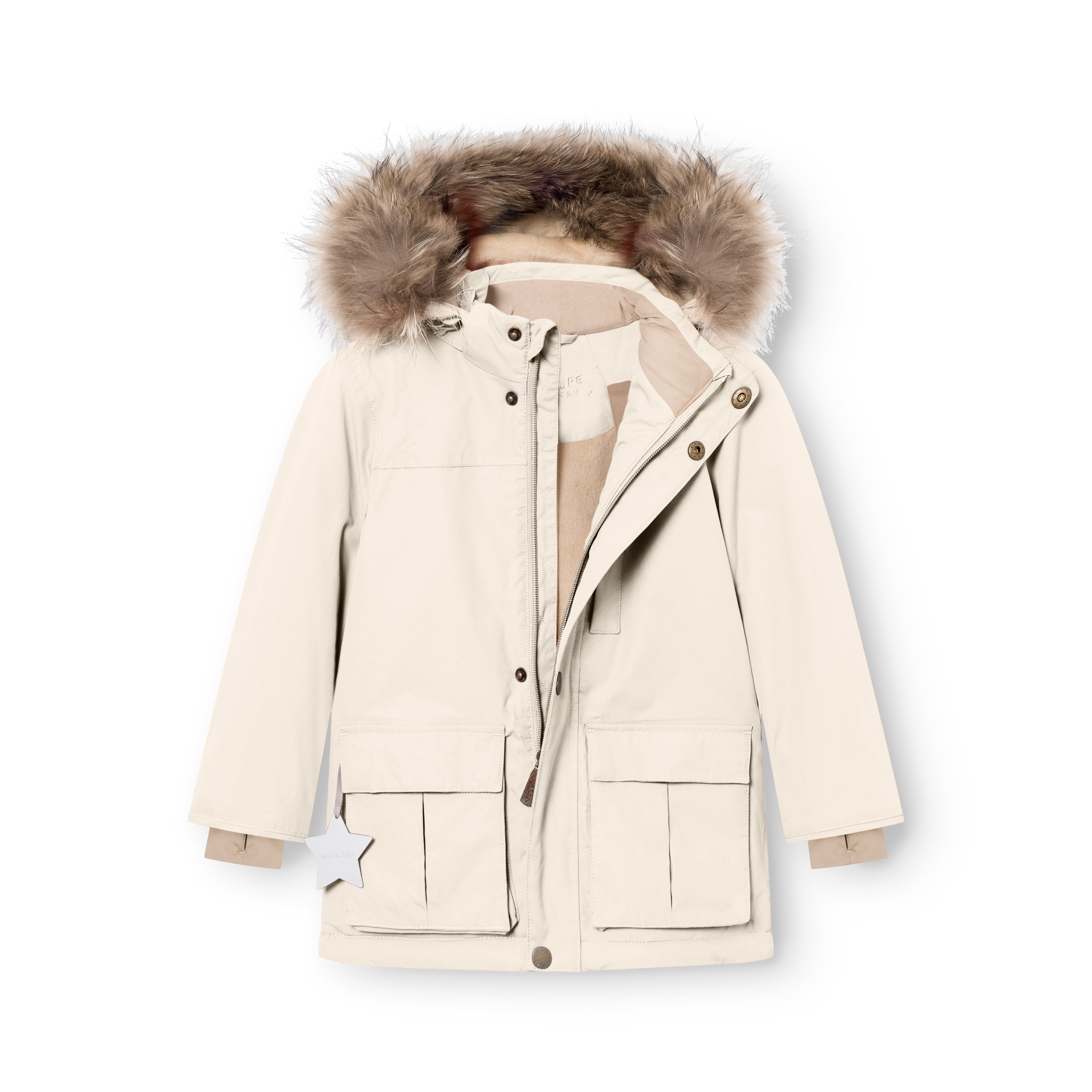 MATKASTORIO fleece lined winter jacket fur. GRS