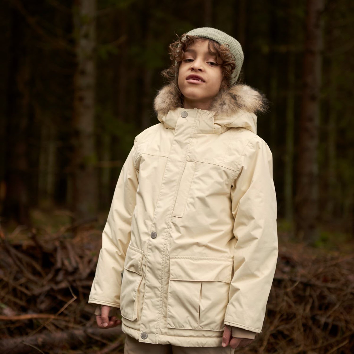 MATKASTORIO fleece lined winter jacket fur. GRS