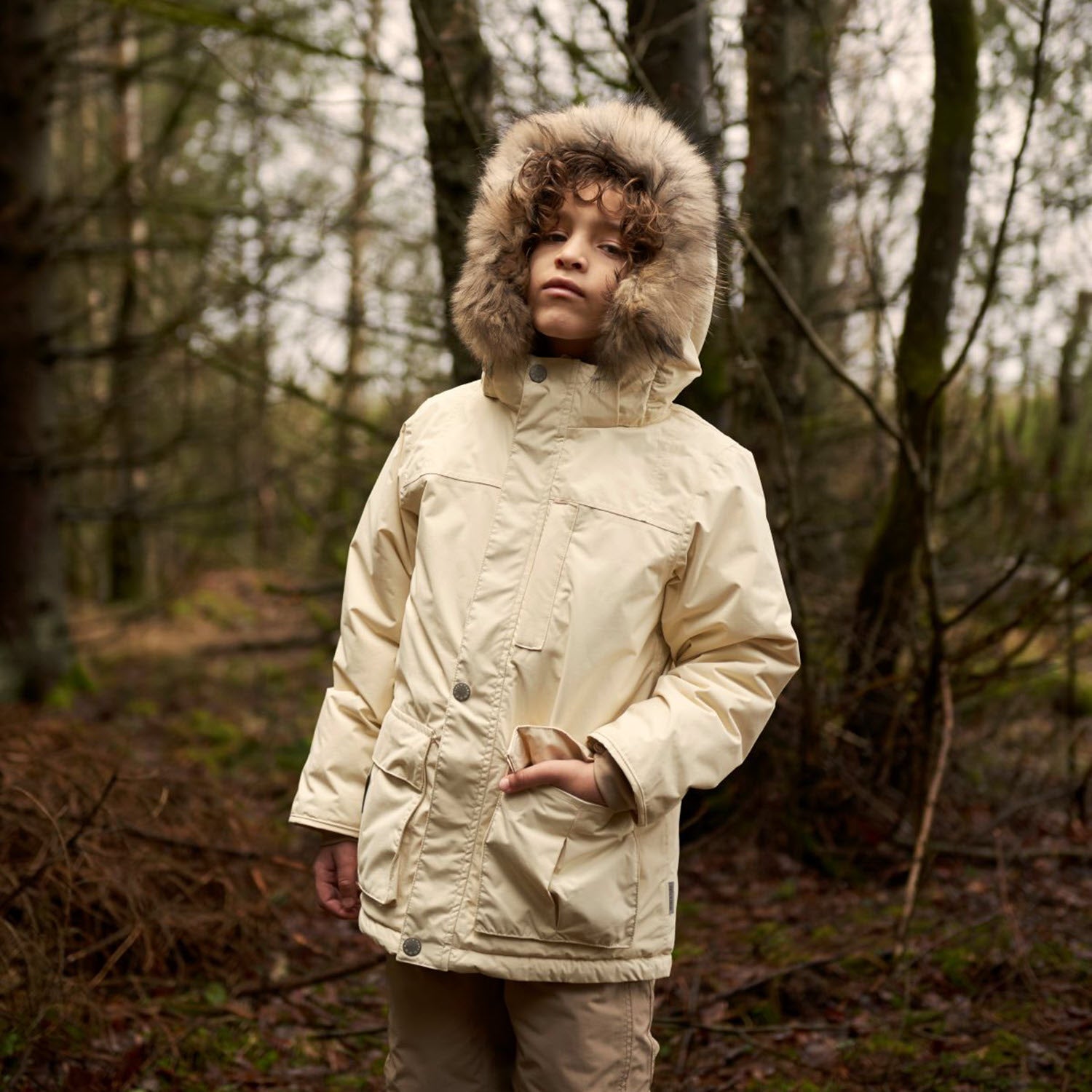 MATKASTORIO fleece lined winter jacket fur. GRS