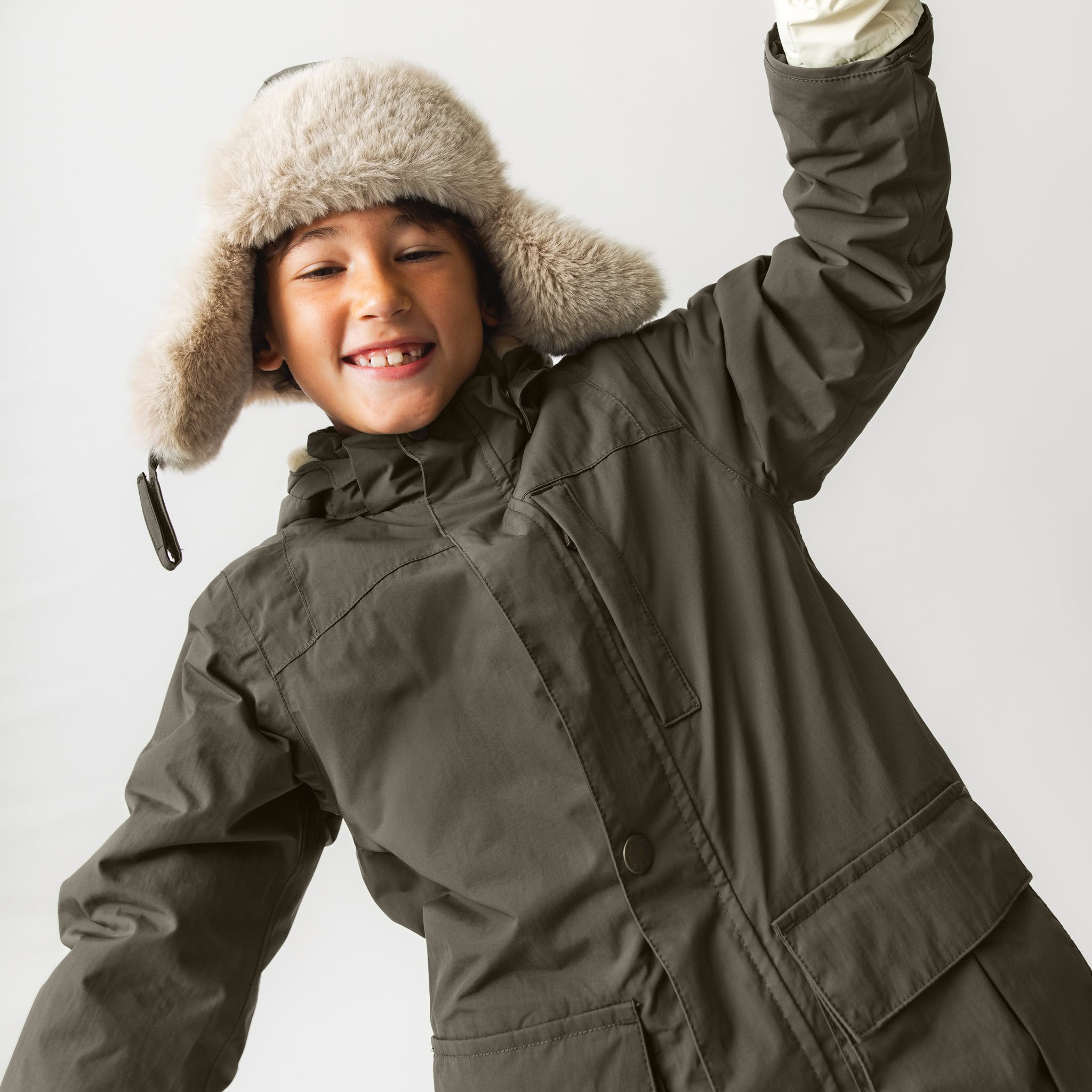 MATKASTORIO Winterjacke mit Fleecefutter. GRS
