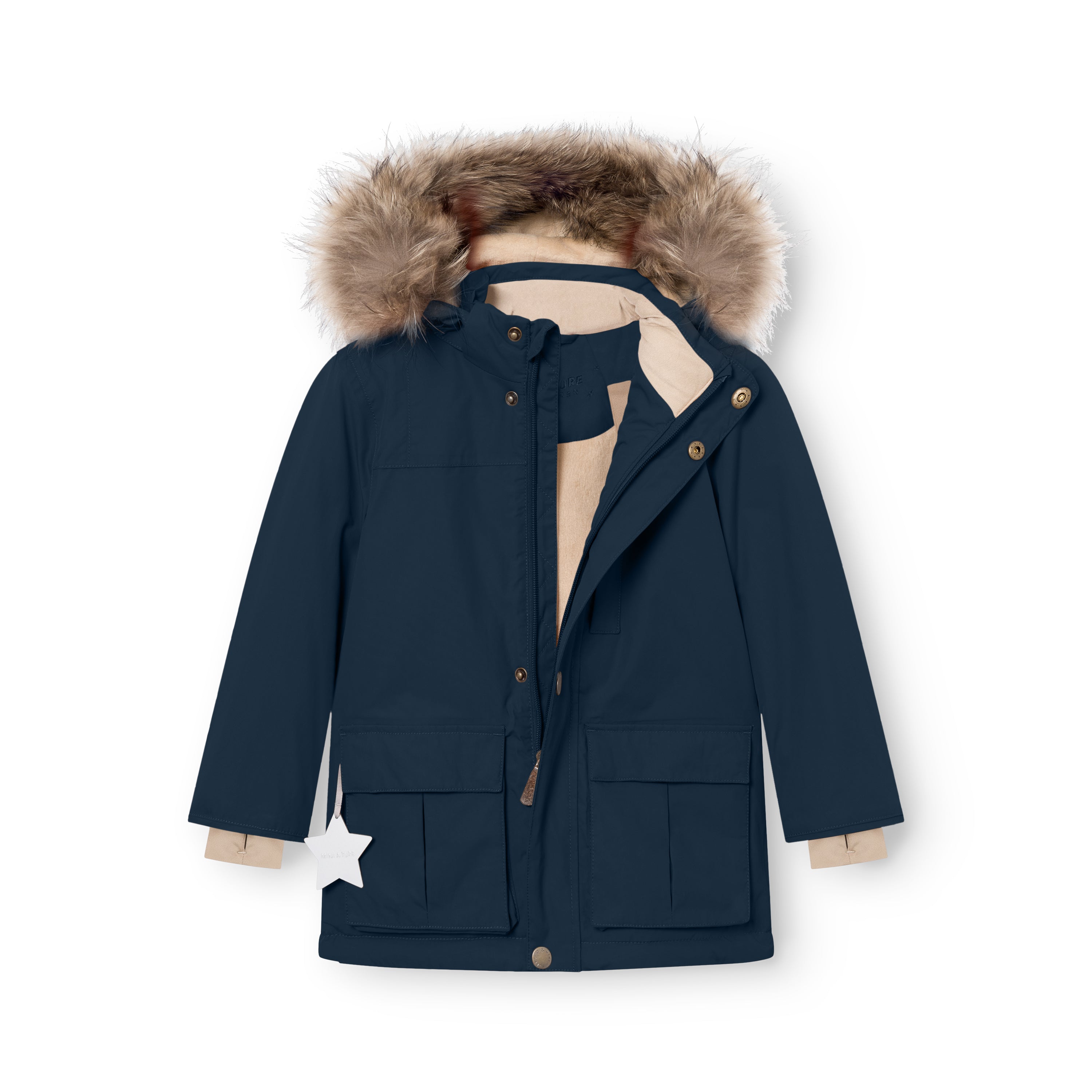 MATKASTORIO fleece lined winter jacket fur. GRS