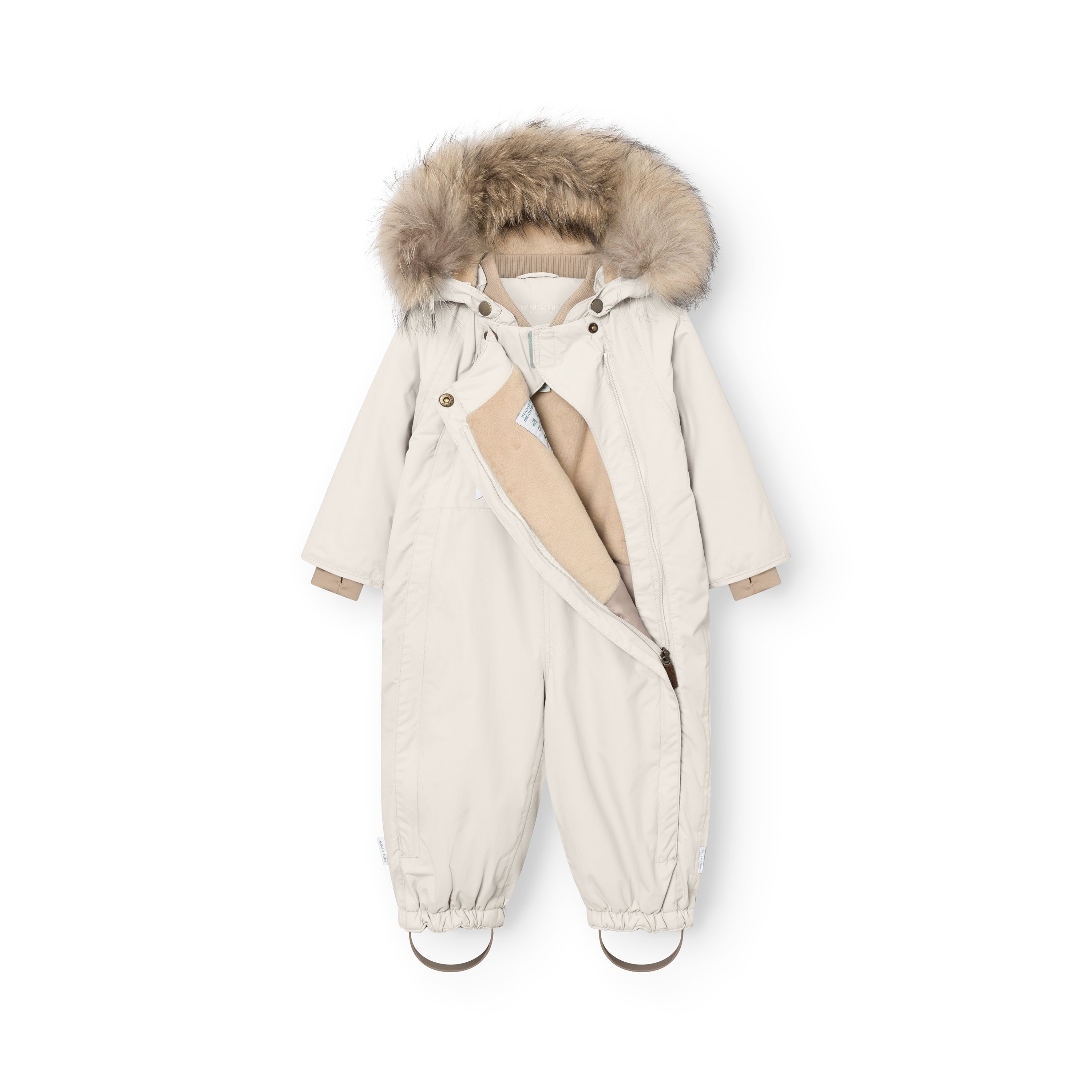 MATWISTI Schneeanzug mit Fleecefutter und Fell. GRS