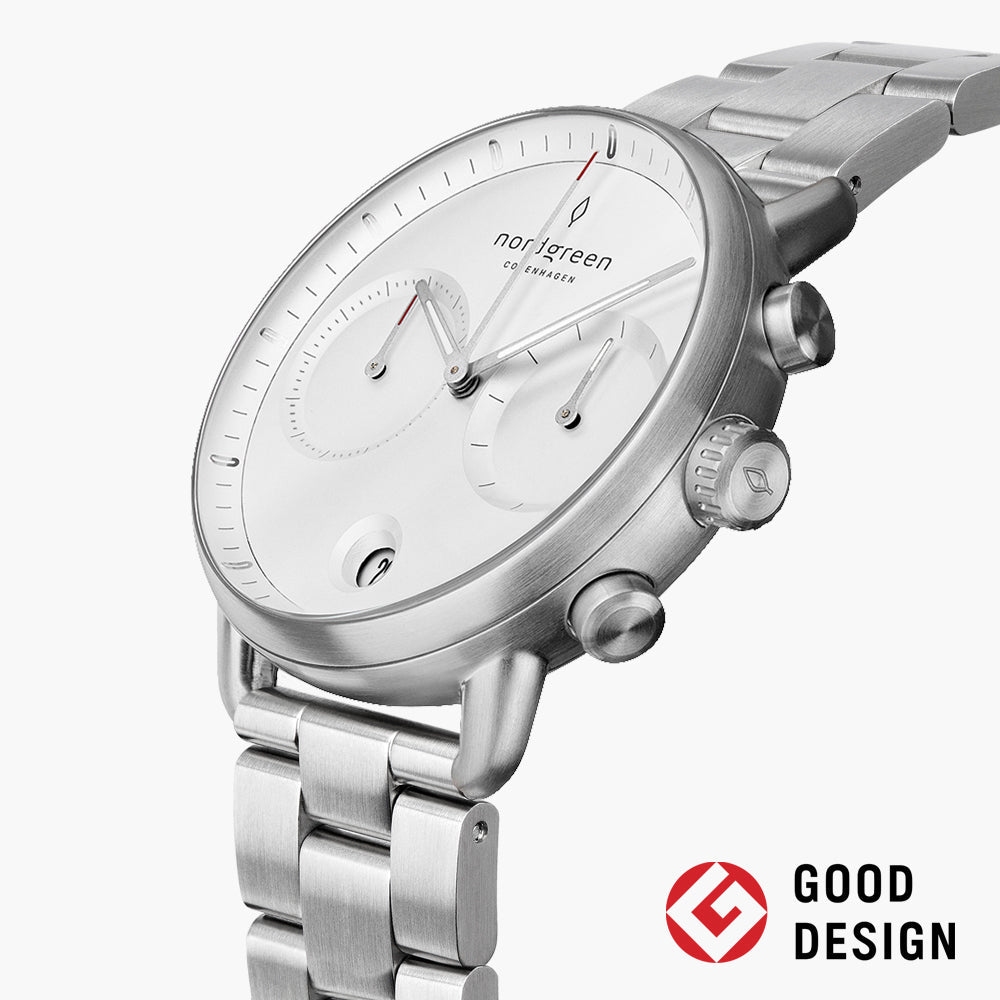 nordgreen Pioneer シルバー（メンズ腕時計） Pioneer シルバー 42mm – Nordgreen JP