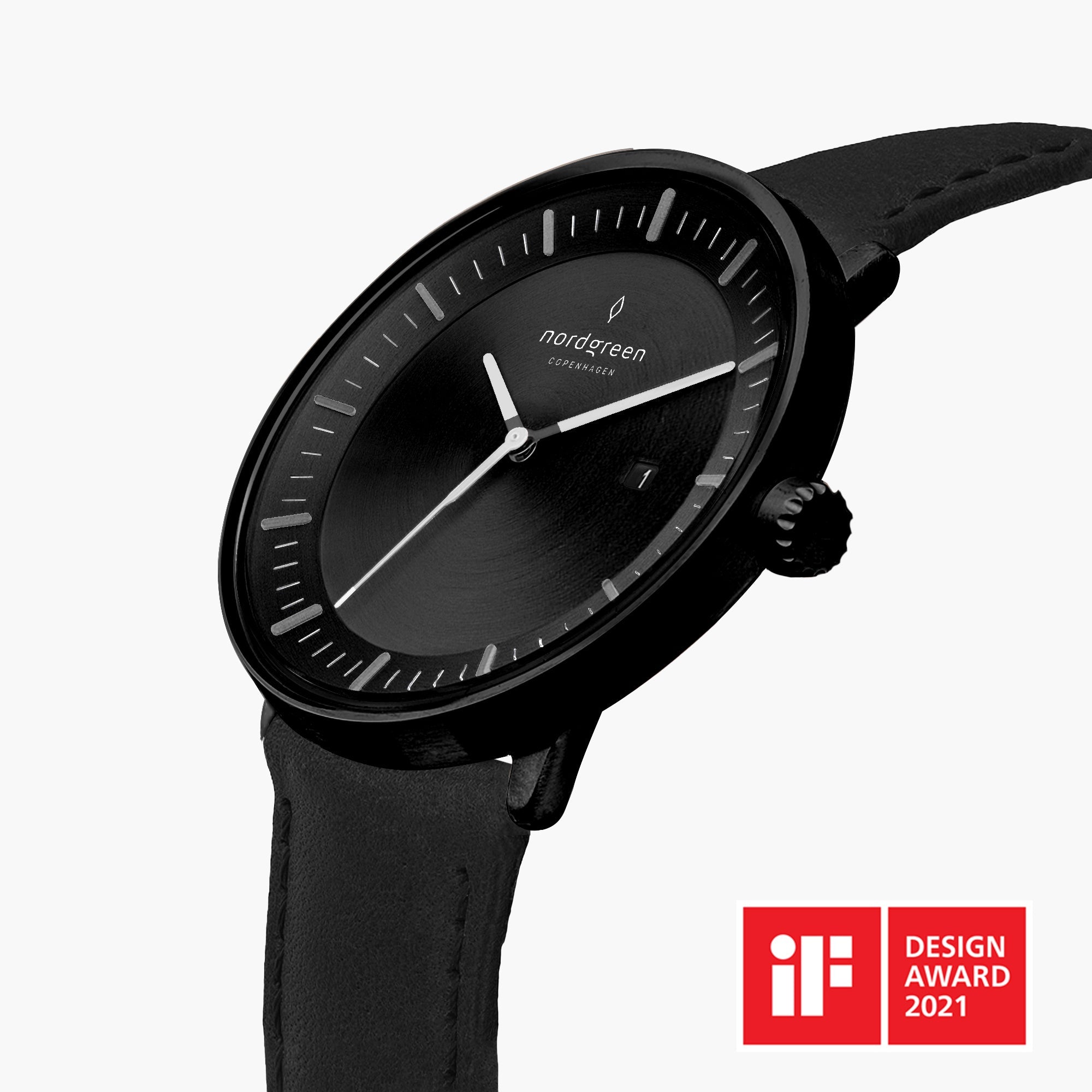 Nordgreen PHILOSOPHER 腕時計 時計 ブラック レザー Philosopher Black 40mm – Nordgreen Global