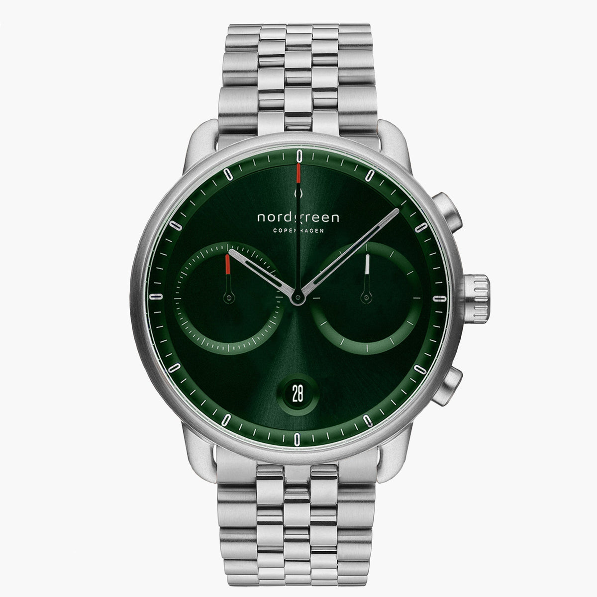 稼働 nordgreen 腕時計 Pioneer クロノグラフ ネイビー2089 nordgreen ノードグリーン メンズ 腕時計 クロノグラフ 時計