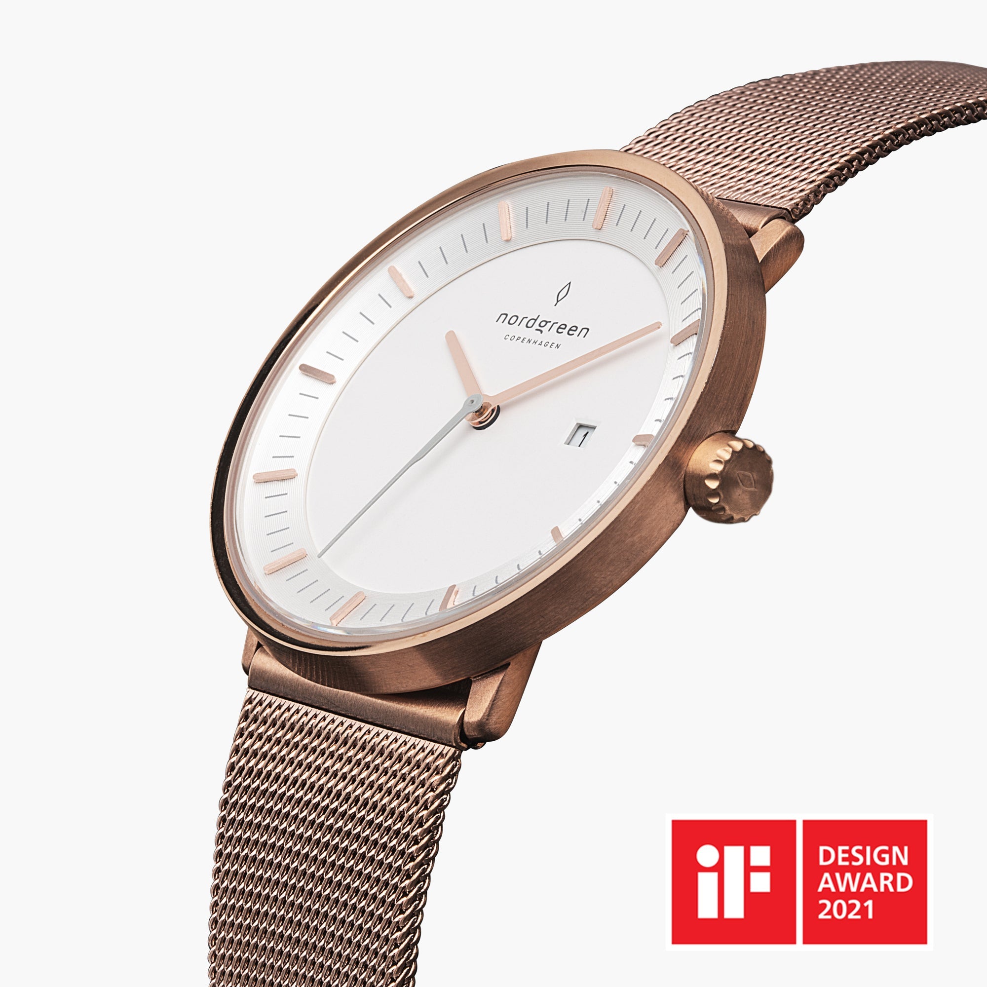 Philosopher ローズゴールド 36mm/Nordgreen Philosopher Rose Gold 36mm – Nordgreen Global