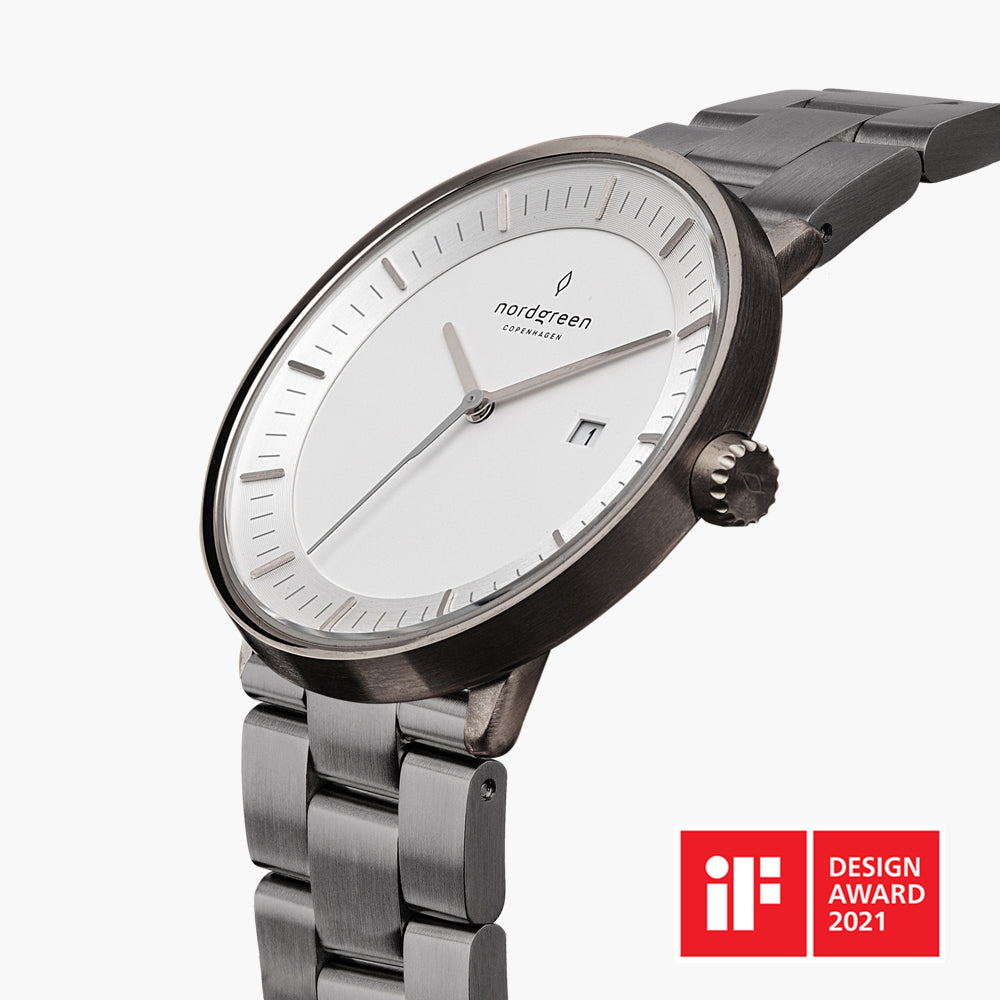 Philosopher Gun Metal 40mm – Nordgreen Global