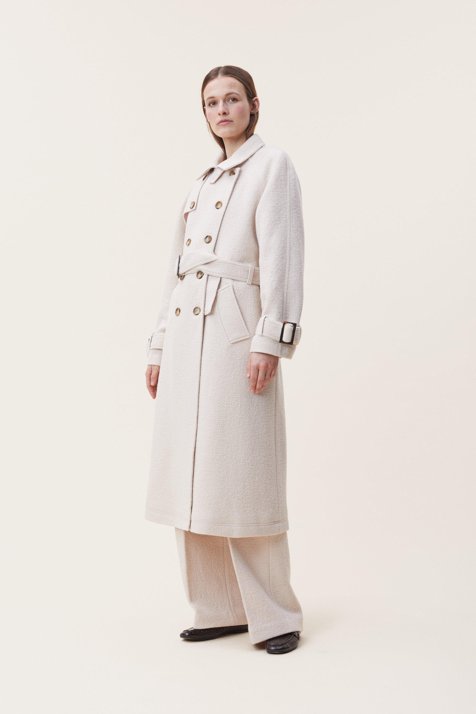Lovechild 1979 Carrie Coat OUTERWEAR IVORY