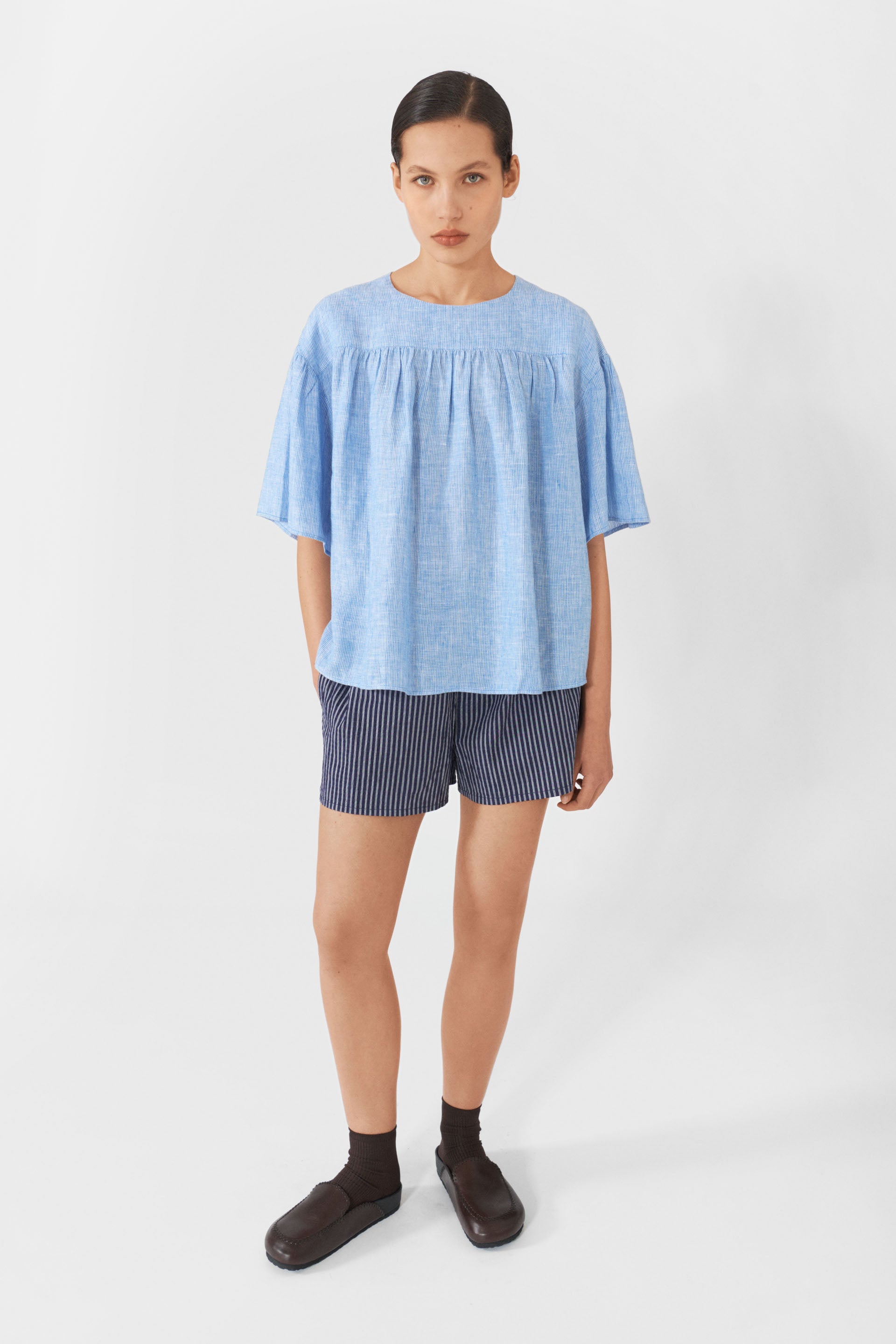 Lovechild 1979 Dipti Blouse BLOUSES 494 Blue Stripe