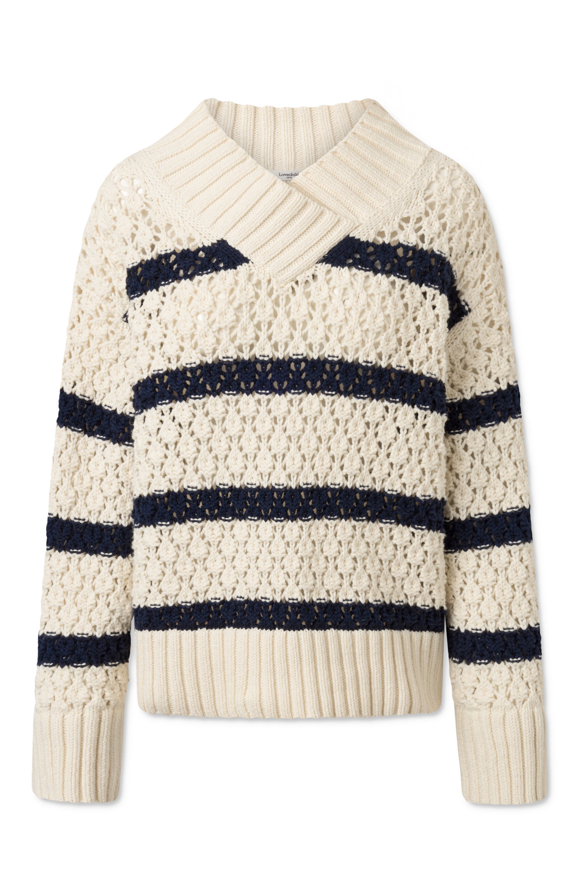 Lovechild 1979 Else V-Neck KNITWEAR 450 Total Eclipse