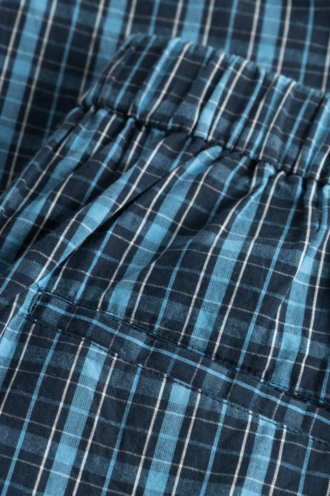 Lovechild 1979 Hailey Pants - Navy Checkered PANTS 499 Navy