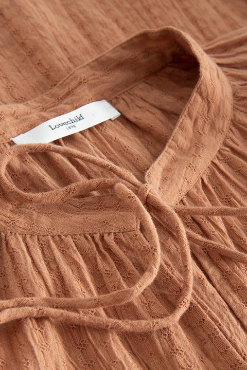 Lovechild 1979 Juliette Blouse - Warm Terra Cotta BLOUSES 360 Warm Terra Cotta