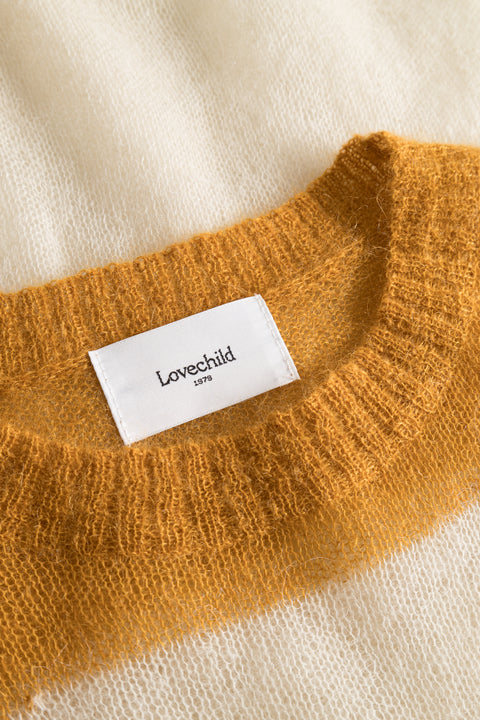 Lovechild 1979 Marie Sweater Knitwear 165 Cream Collage