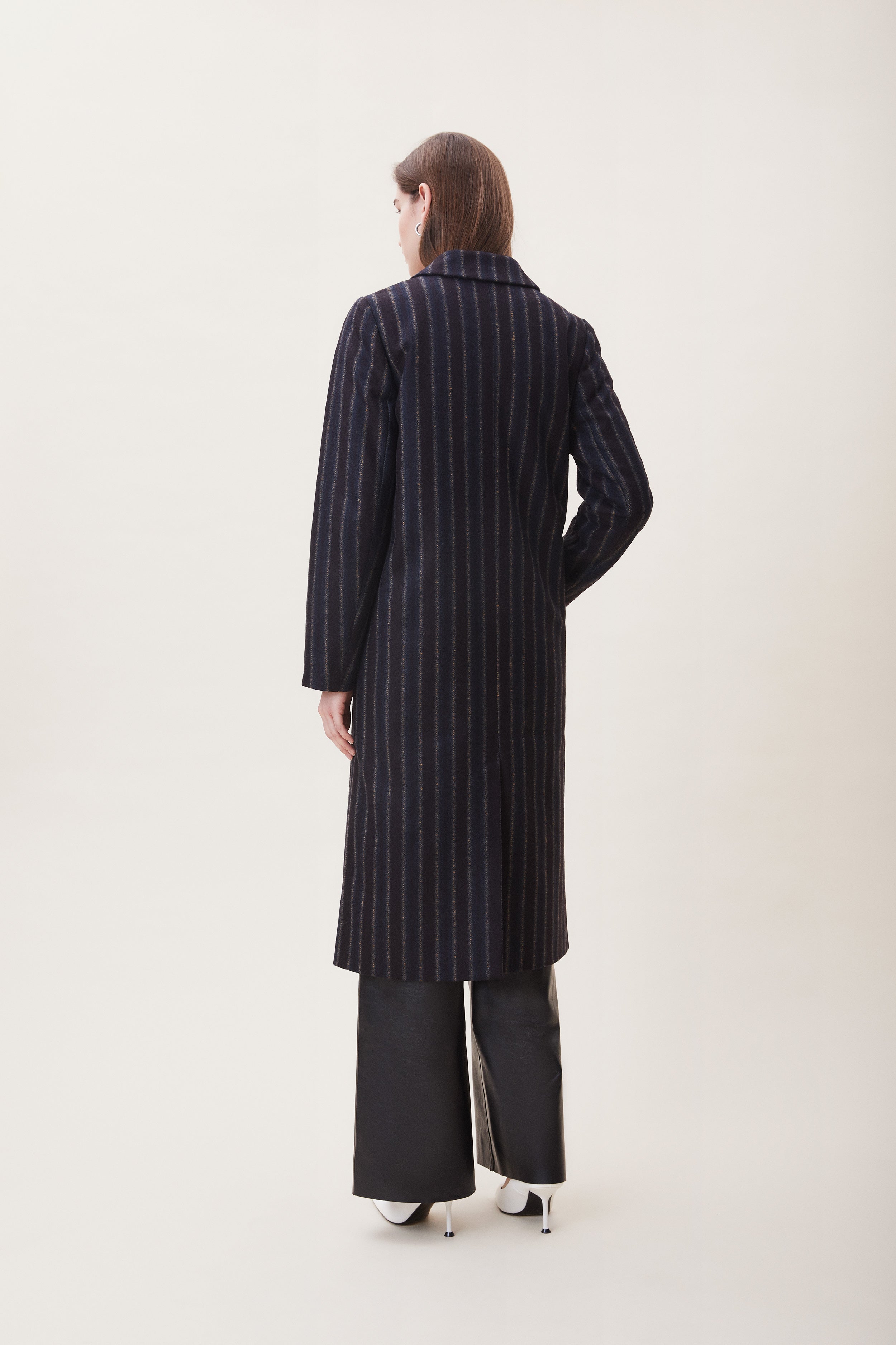 Lovechild 1979 Rebecca Coat - Dark Navy Pin OUTERWEAR Dark Navy Pin