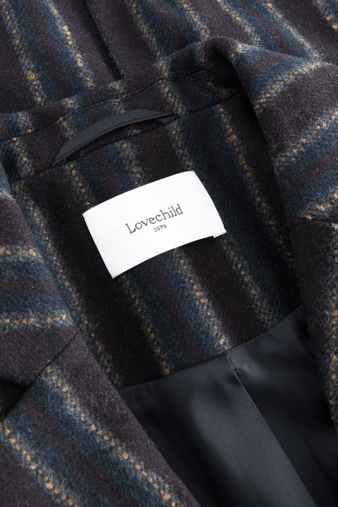 Lovechild 1979 Rebecca Coat - Dark Navy Pin OUTERWEAR Dark Navy Pin