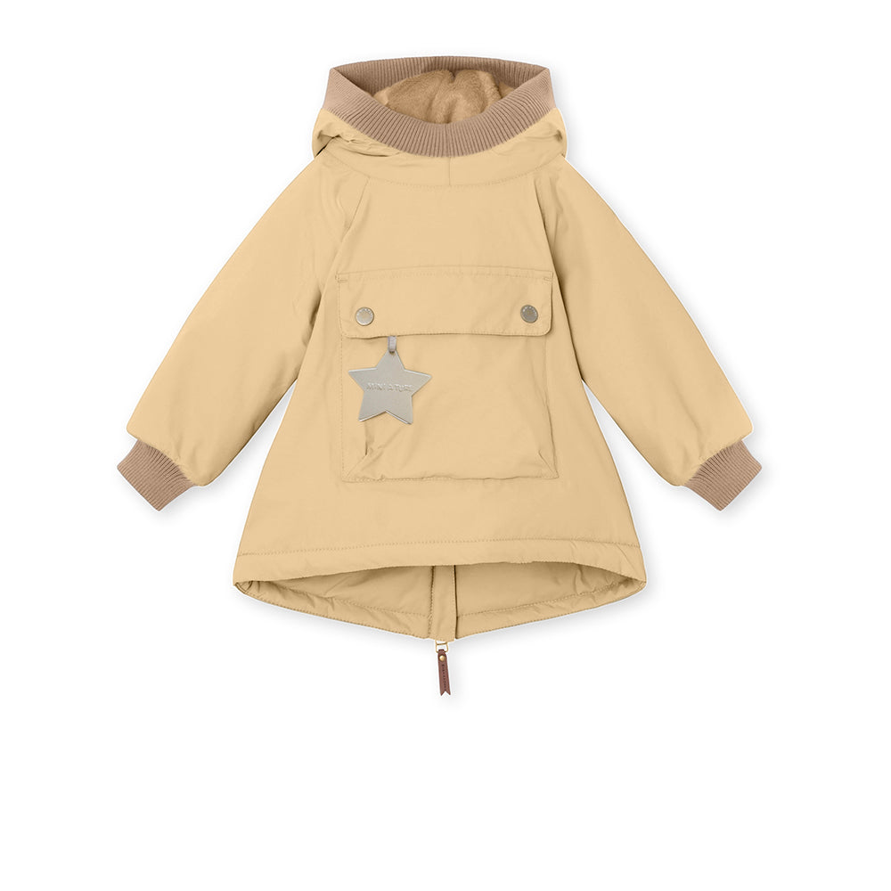 MATBABYWEN fleeceforet vinter anorak. GRS
