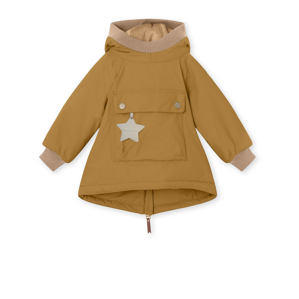 MATBABYWEN fleeceforet vinter anorak. GRS