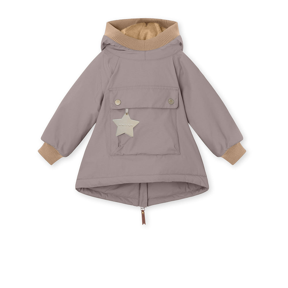 MATBABYWEN fleeceforet vinter anorak. GRS