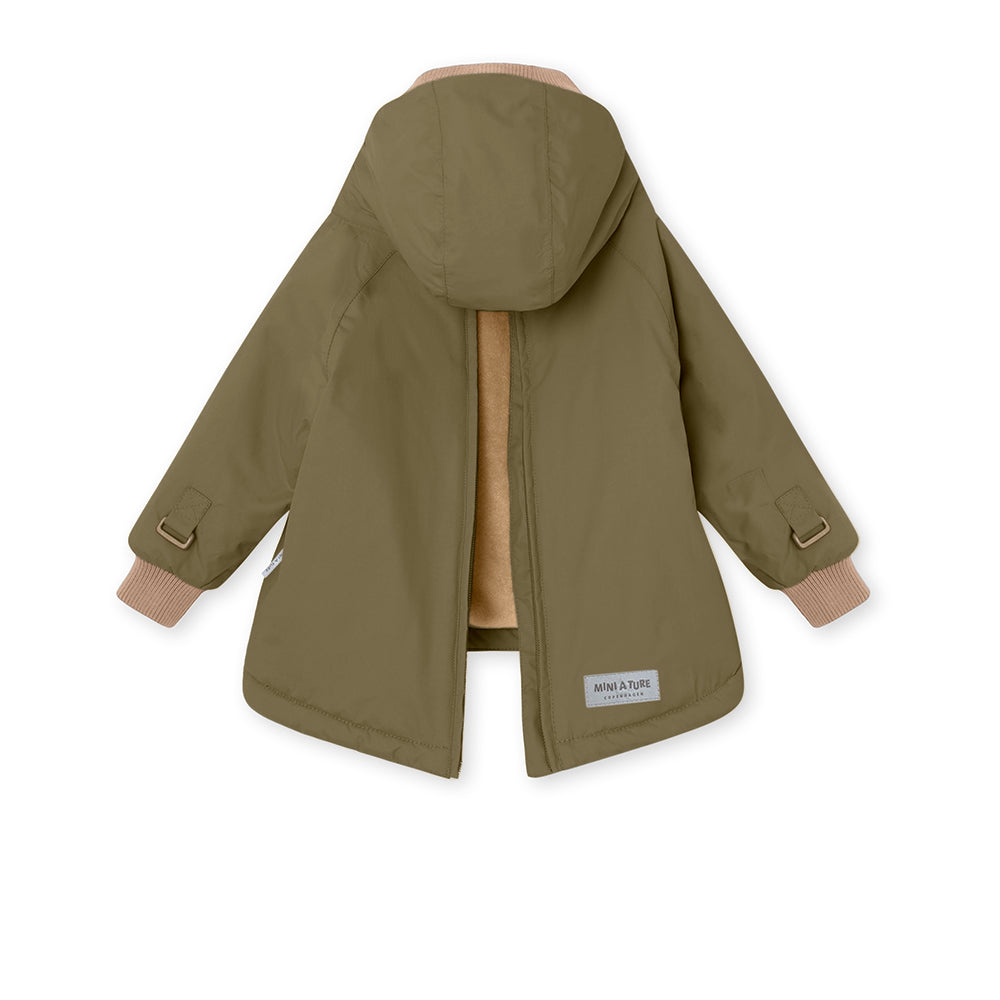 MATBABYWEN fleeceforet vinter anorak. GRS
