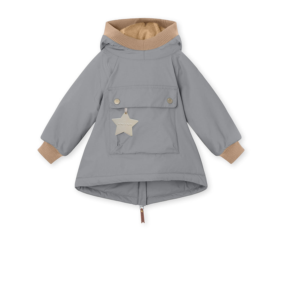 MATBABYWEN fleeceforet vinter anorak. GRS