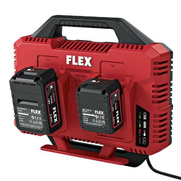 FLEX Akku Lader Dobbelt CA SP 2x12/18V