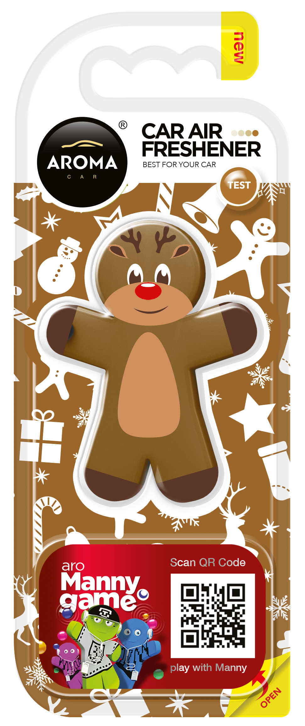 AromaCar Manny Reindeer