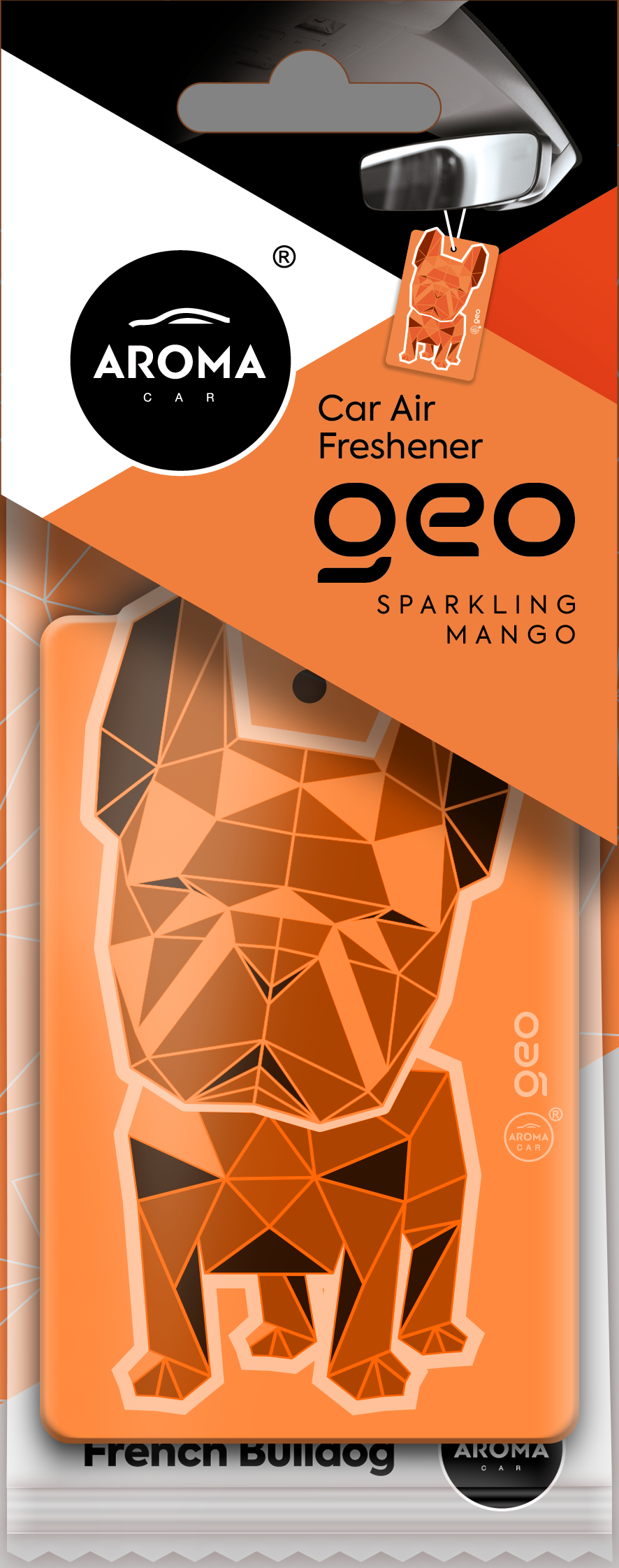 AromaCar Geo Dog Sparkling Mango
