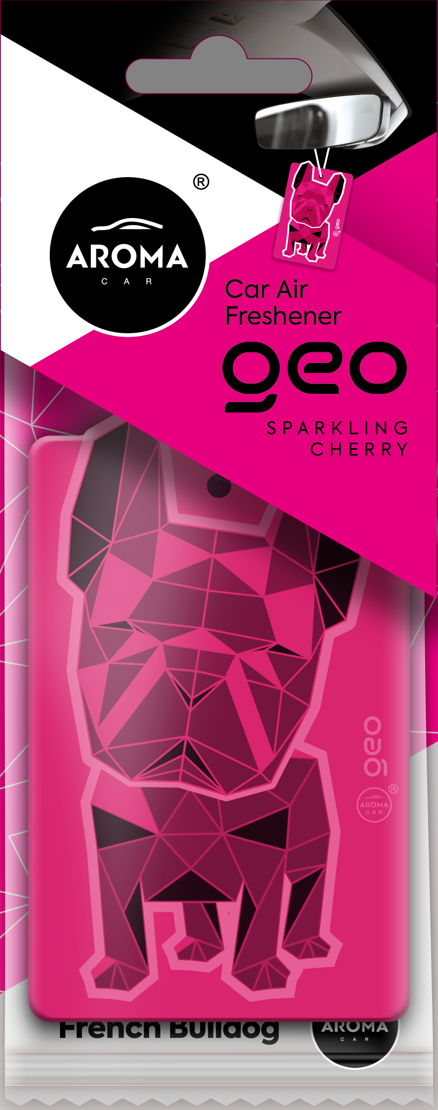 AromaCar Geo Dog Sparkling Cherry