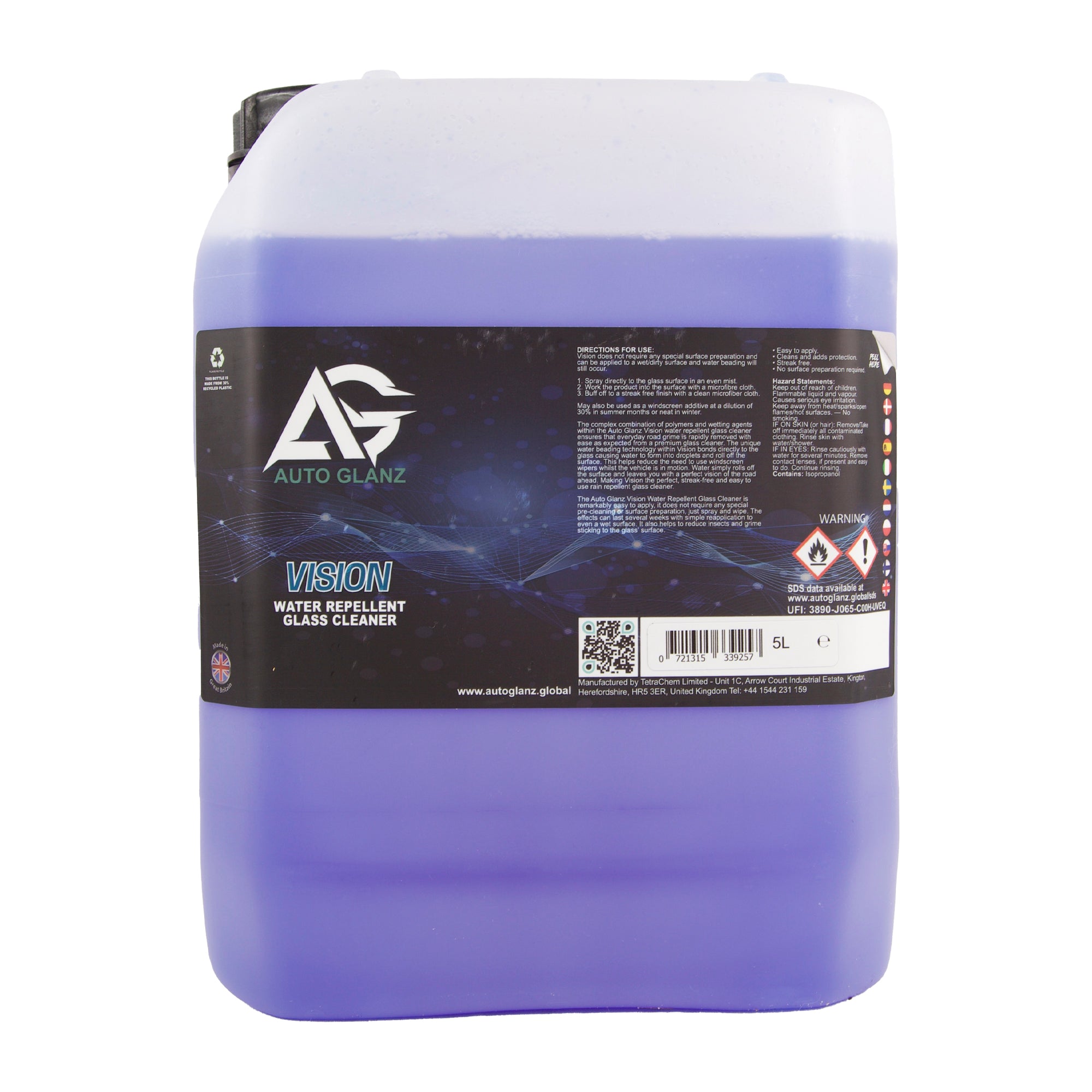 Auto Glanz Vision Glasrens Med Forsegling