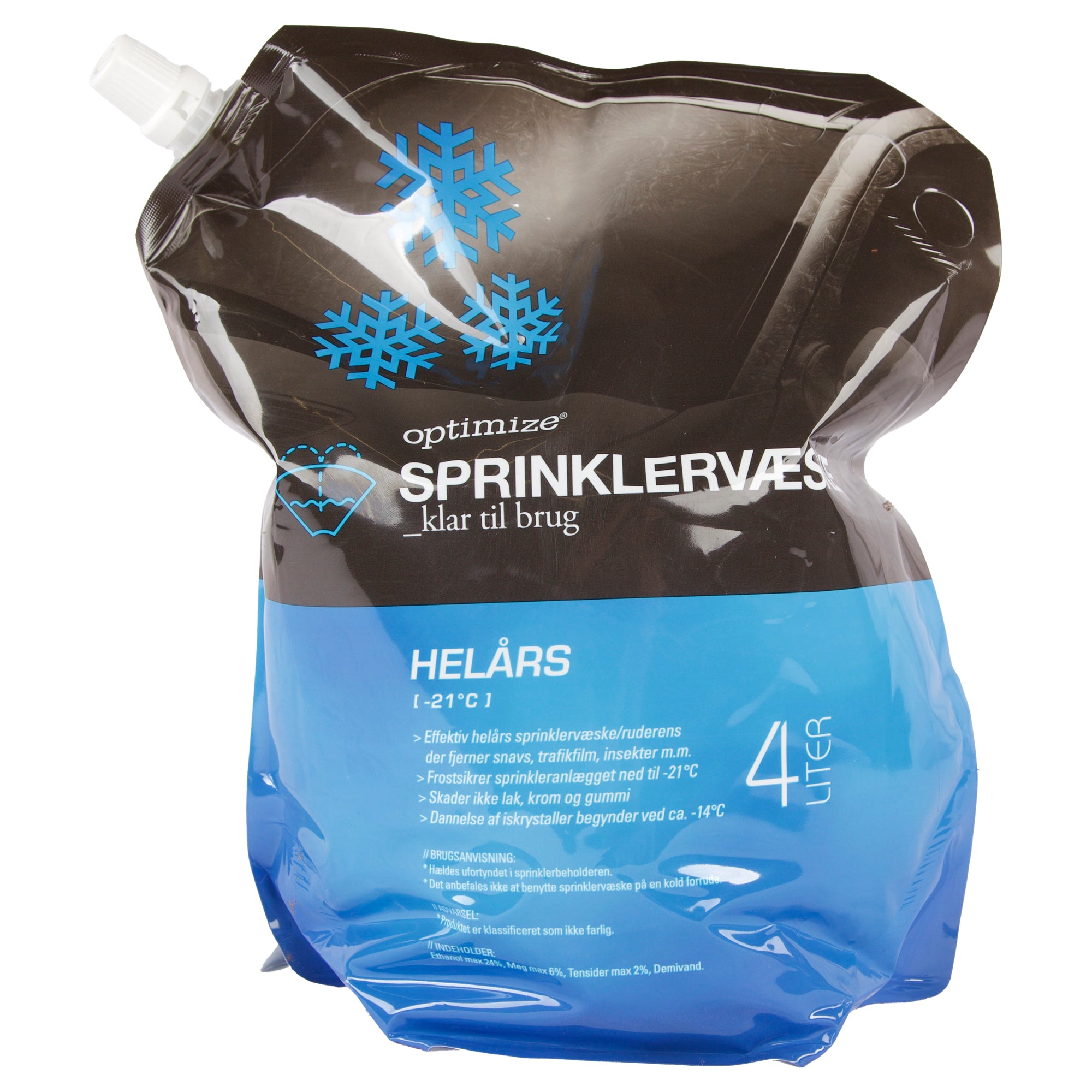 Optimize Sprinklervæske -21 grader (4 liter)