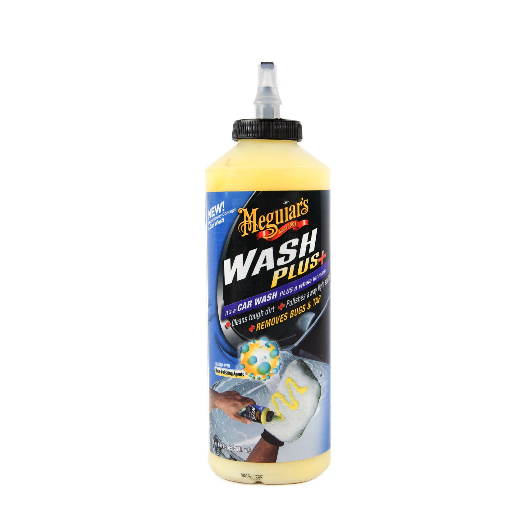 Meguiars Wash Plus+ Shampoo Med Lakrens (709 ml)