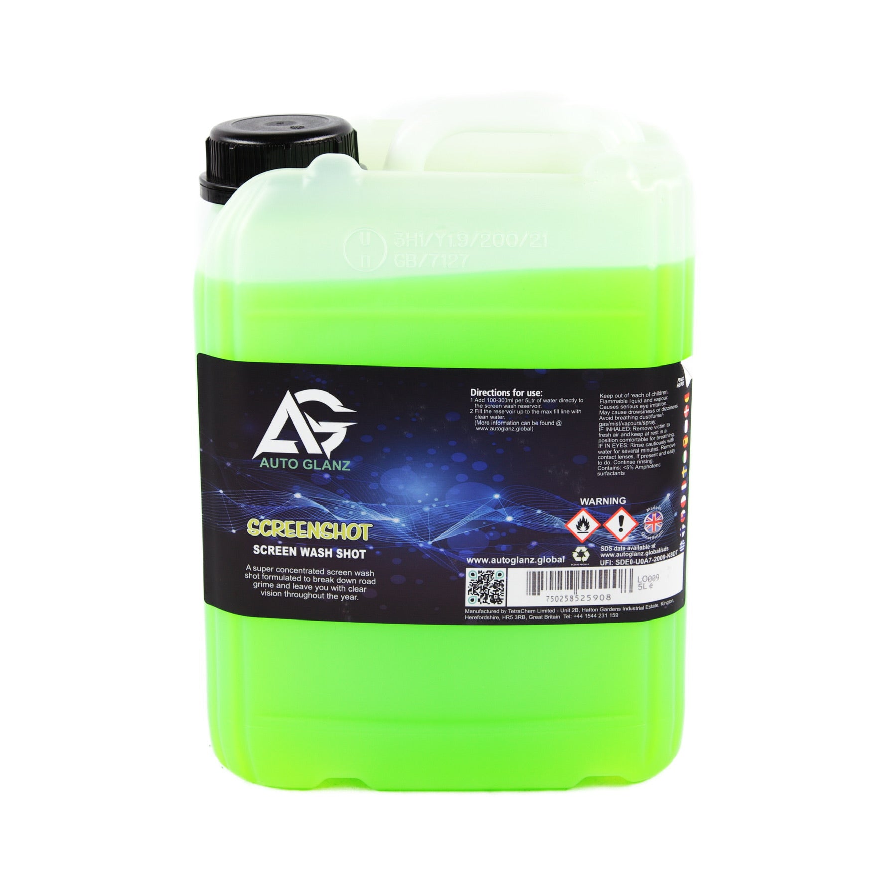 Auto Glanz Screenshot Sprinklervæske Koncentrat