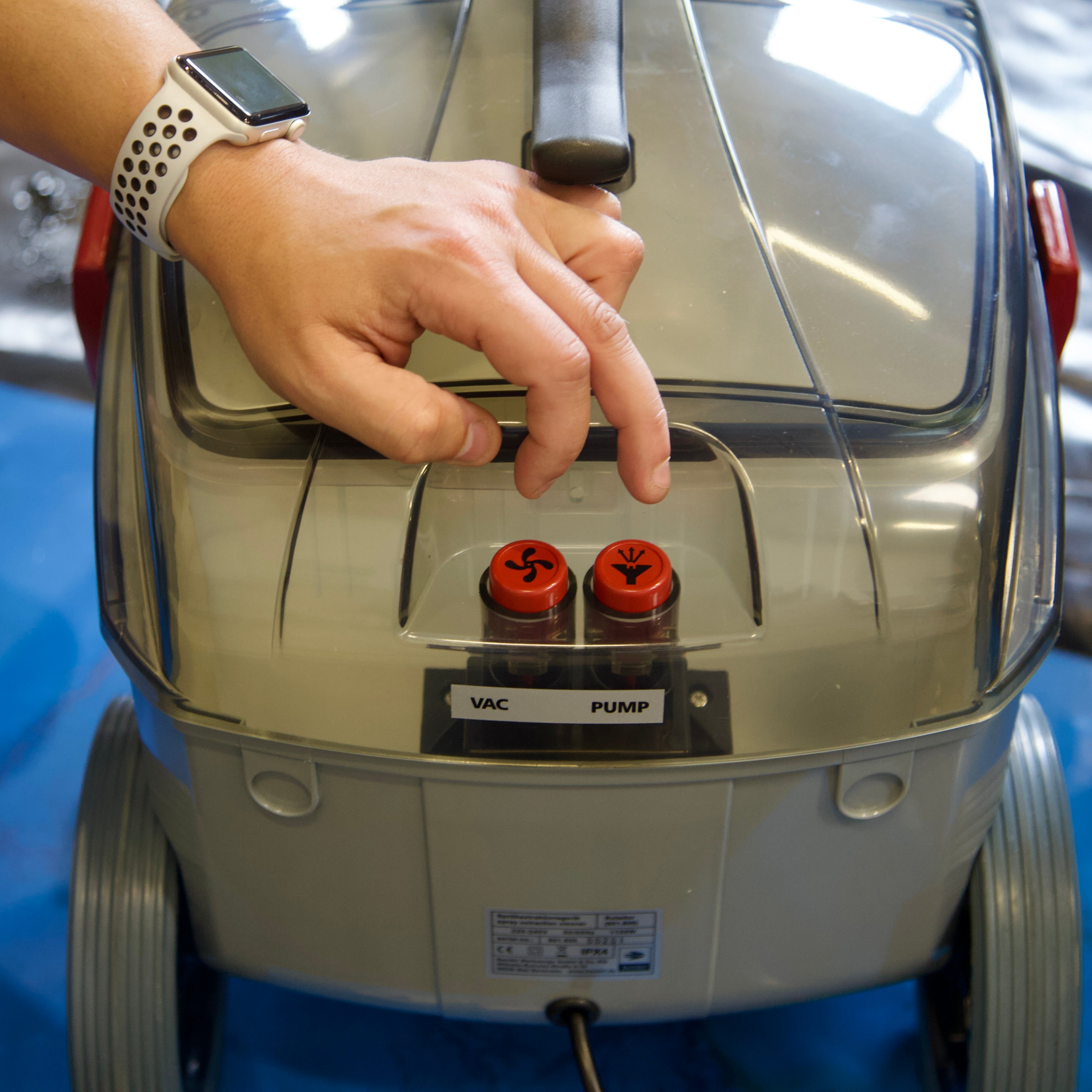 Rotador SprayVac Tæpperenser