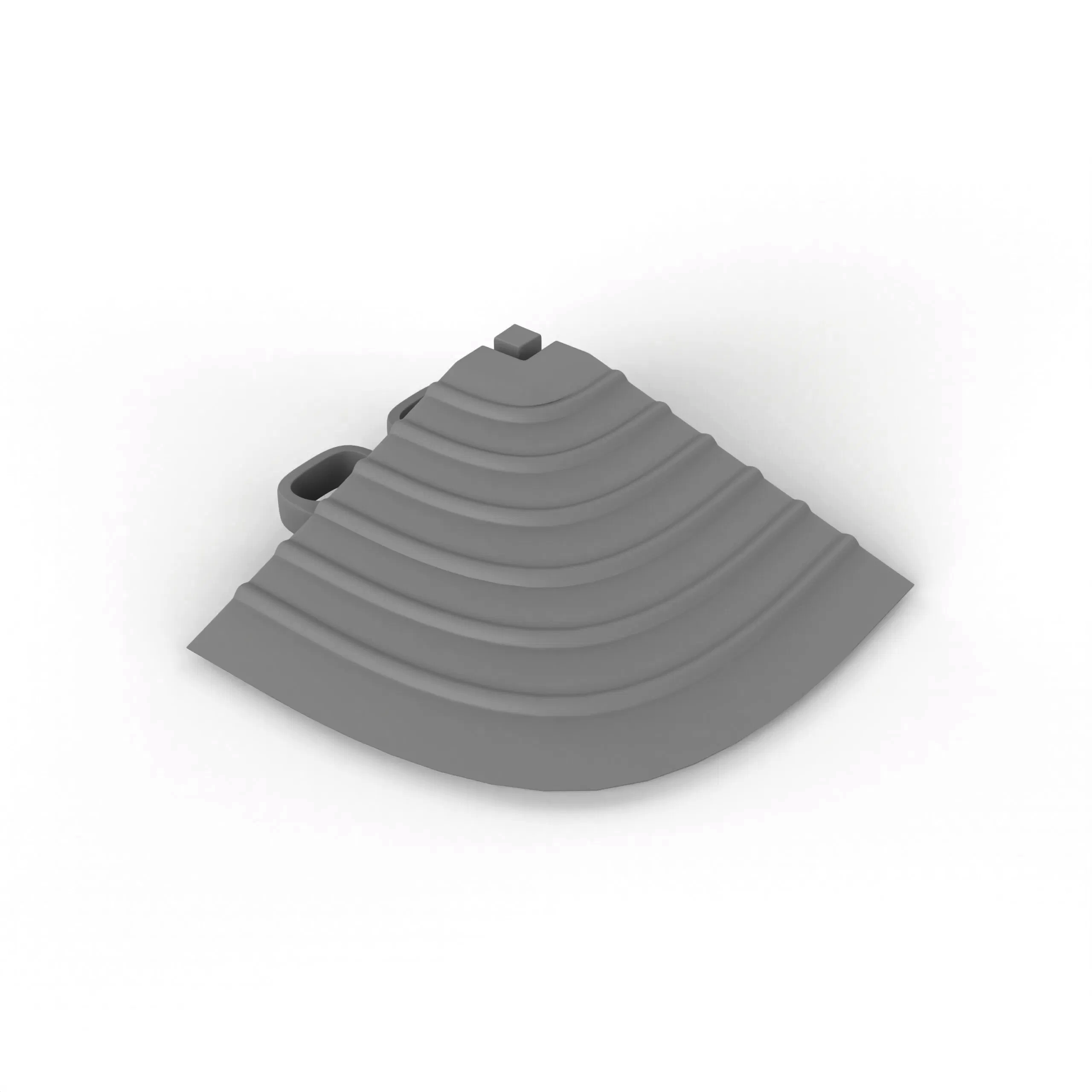 Tuff-Tile Gulvklinker Fossil Grey Hjørne