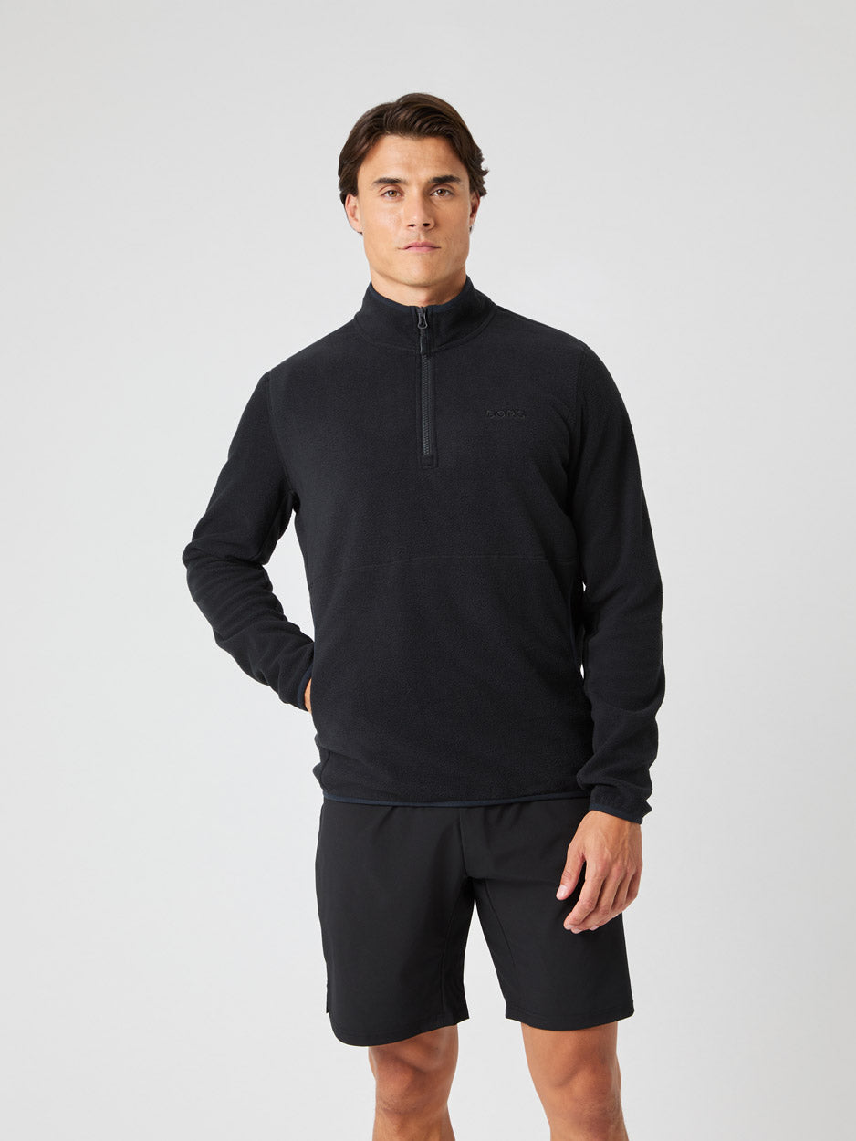 Borg Half Zip Fleecejakke