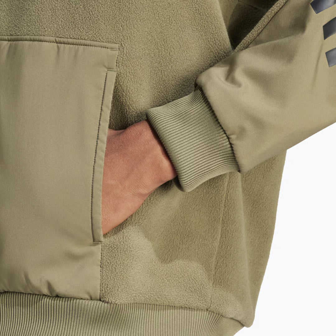 Future Icons 3-Stripes Full Zip Hættetrøje