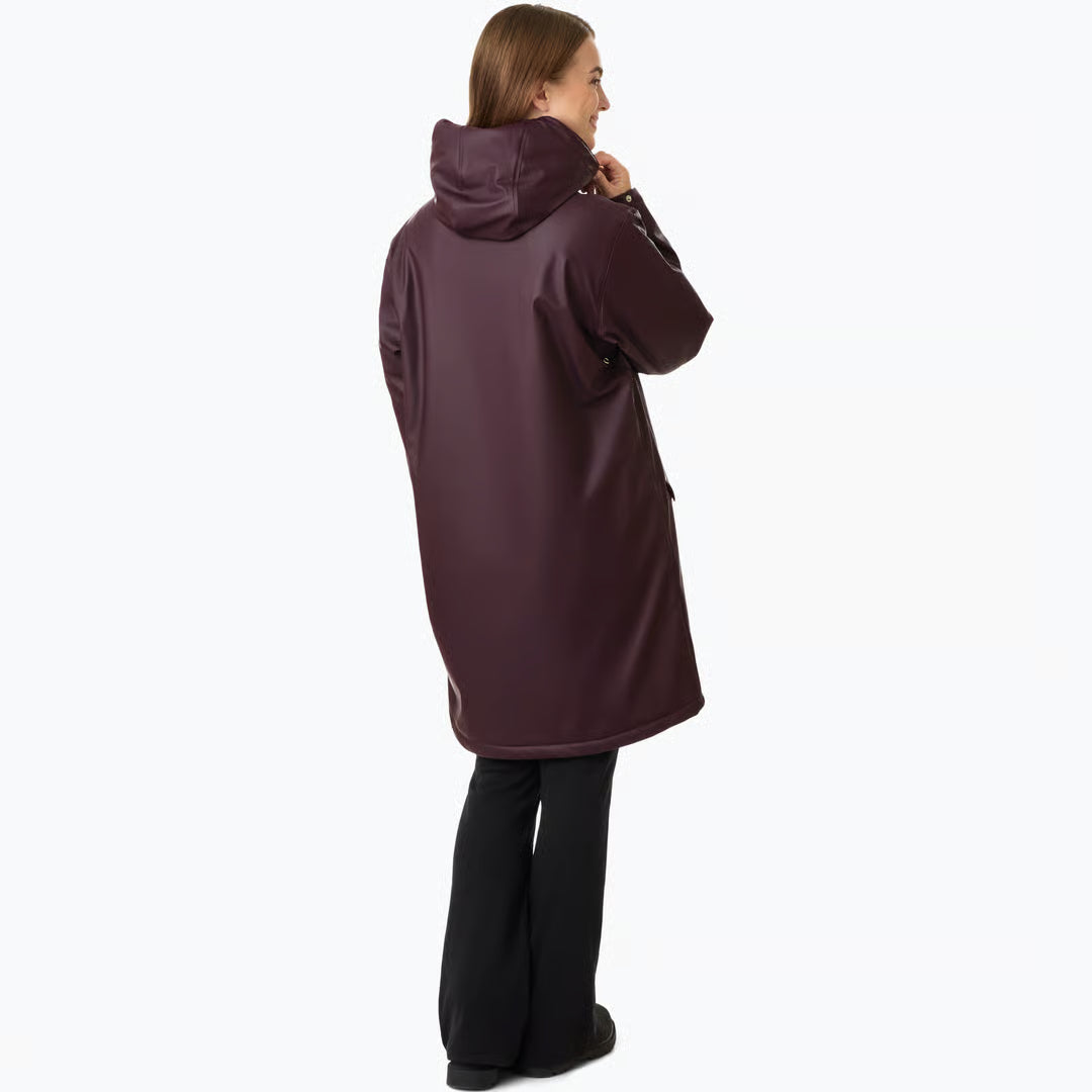 Pile Lined PU Foret Regnjakke