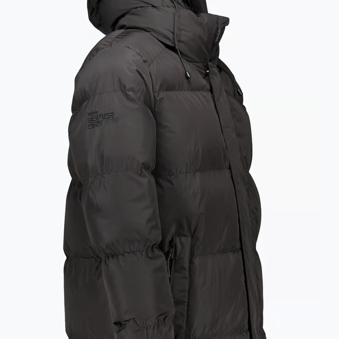 Hooded Puffer Lang Vinterjakke