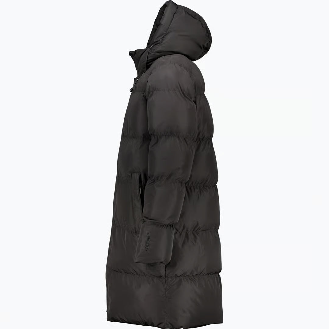 Hooded Puffer Lang Vinterjakke